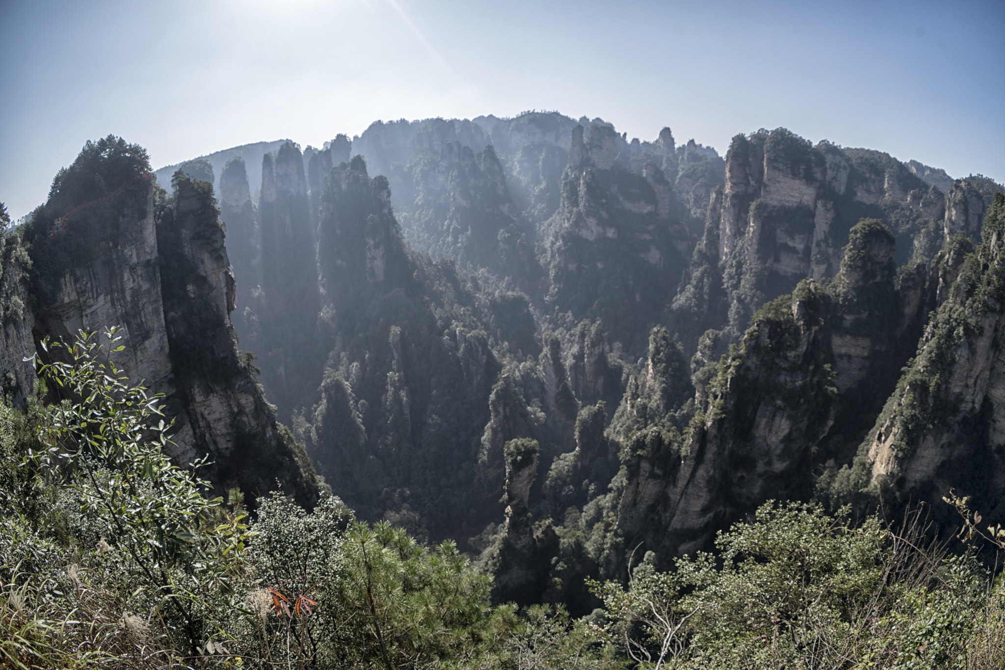 Sony FE 28mm F2 sample photo. Zhangjiajie national forest park photography