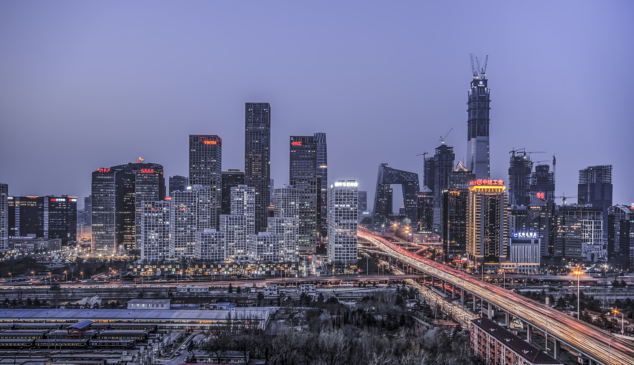 Sigma 10-20mm F4-5.6 EX DC HSM sample photo. Beijing's cbd photography