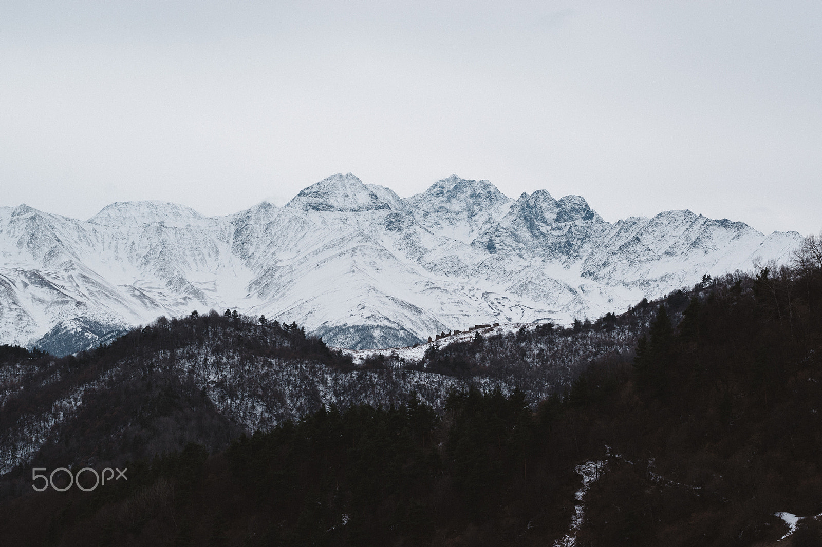 Nikon D5500 + Nikon AF-S Nikkor 50mm F1.8G sample photo. Ancient city in the mountains of ingushetia photography