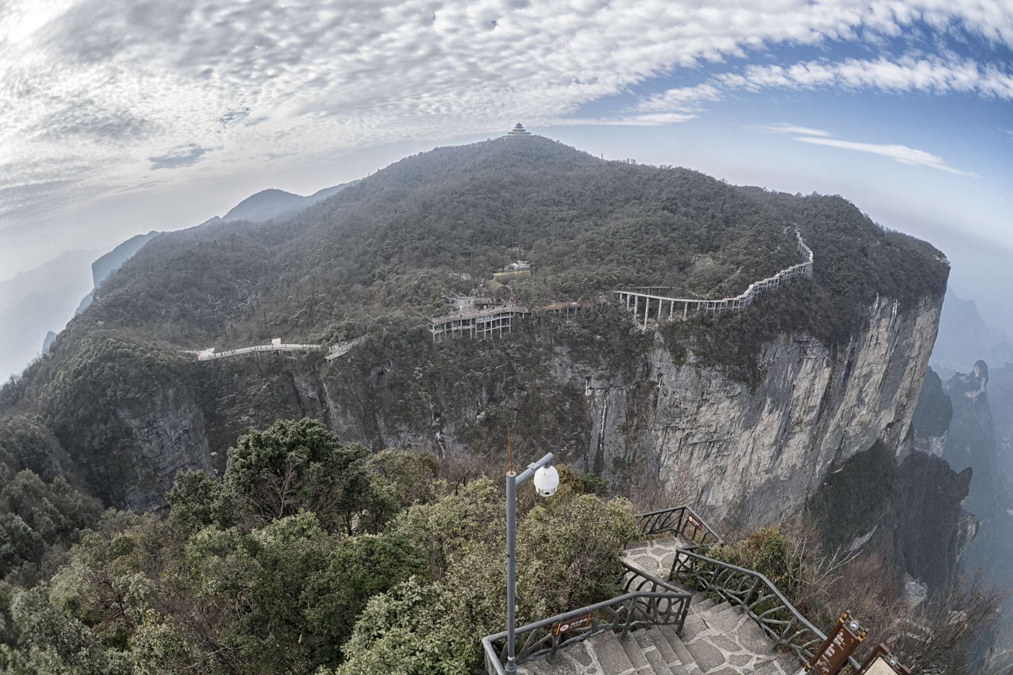 Sony FE 28mm F2 sample photo. Tianmen mountain photography
