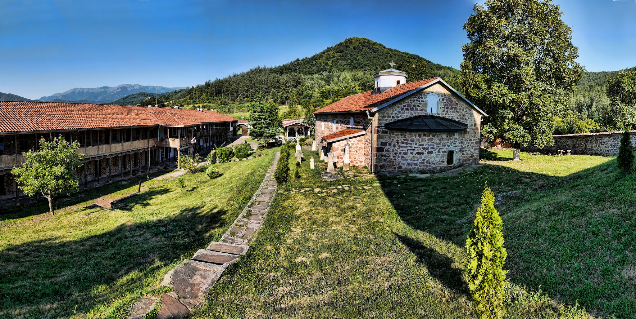 Panasonic Lumix DMC-GX7 sample photo. Ciprovci monastery photography