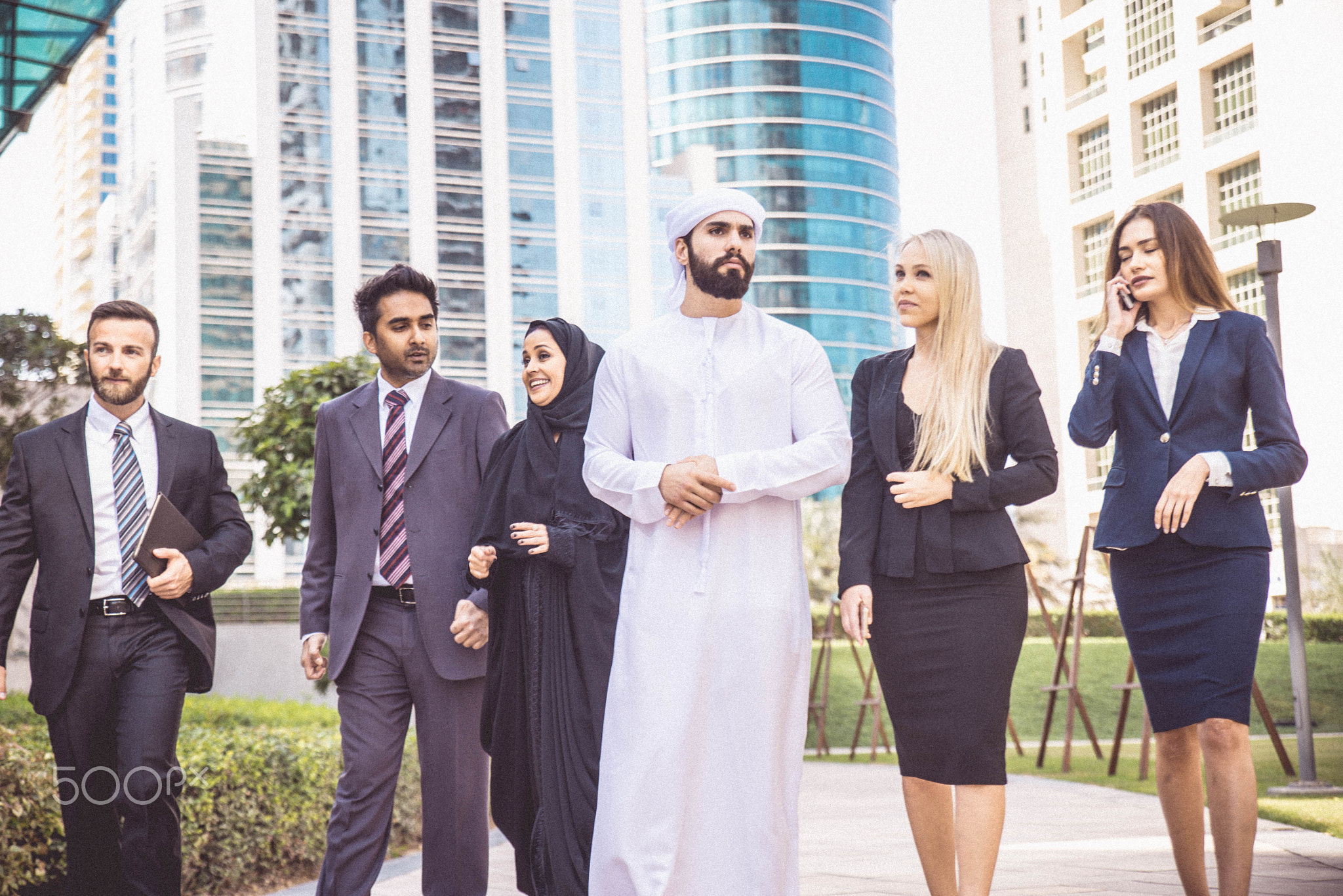 Business people in Dubai