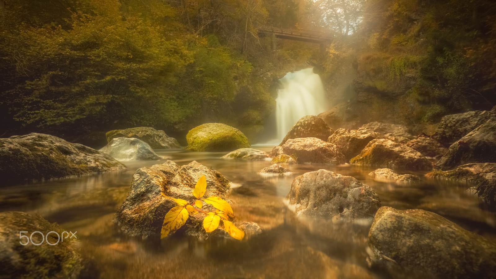 Nikon D750 + Nikon AF-S Nikkor 17-35mm F2.8D ED-IF sample photo. Autumn- waterfall Šum (slovenia) photography
