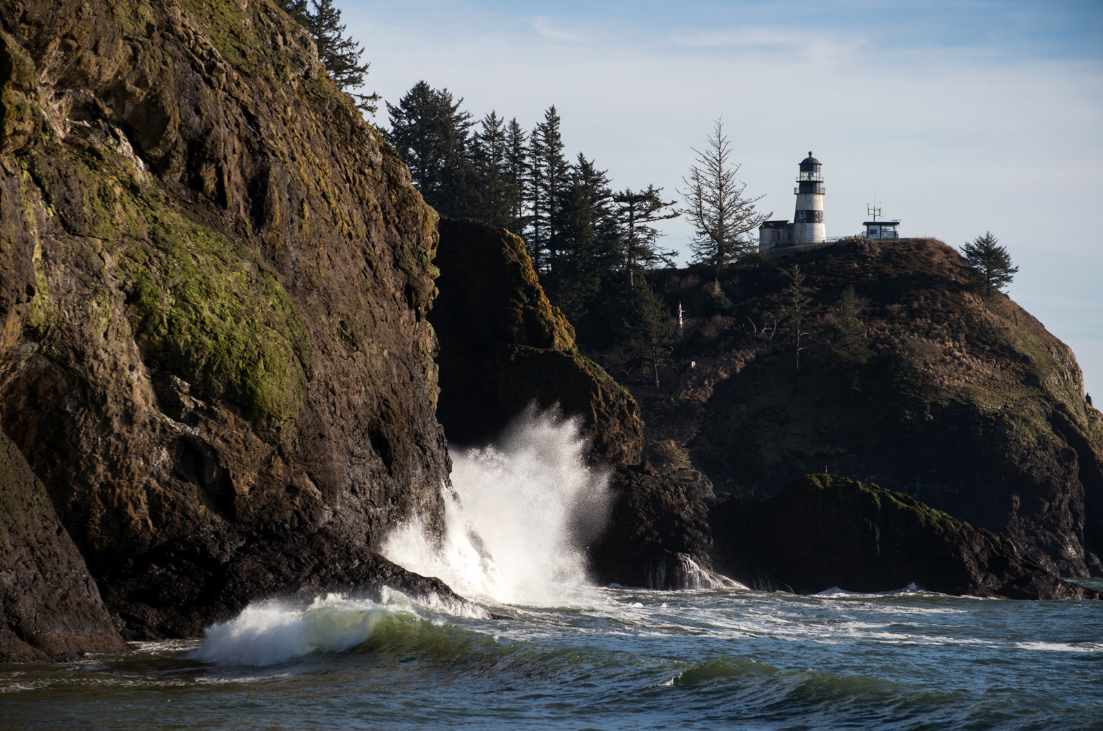 Nikon D800 + Nikon AF-S Nikkor 70-300mm F4.5-5.6G VR sample photo. Cape disappointment photography