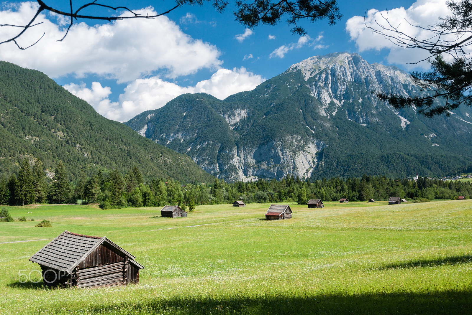 Panasonic Lumix DMC-G1 + Olympus M.Zuiko Digital ED 9-18mm F4.0-5.6 sample photo. Hay huts, tyrol, austria photography