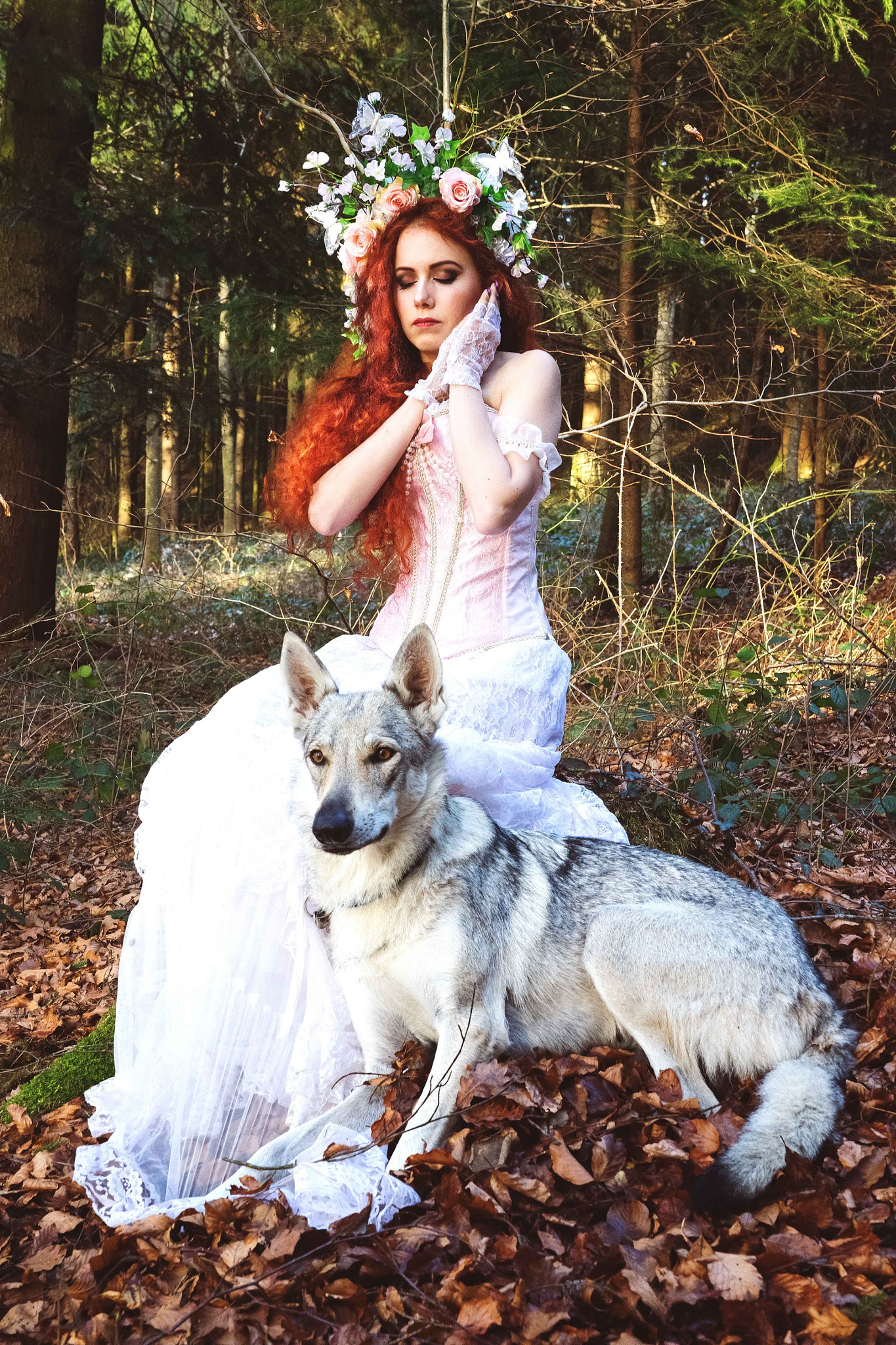 Sony a7 II + Sony FE 24-70mm F2.8 GM sample photo. Cici and the wolf photography