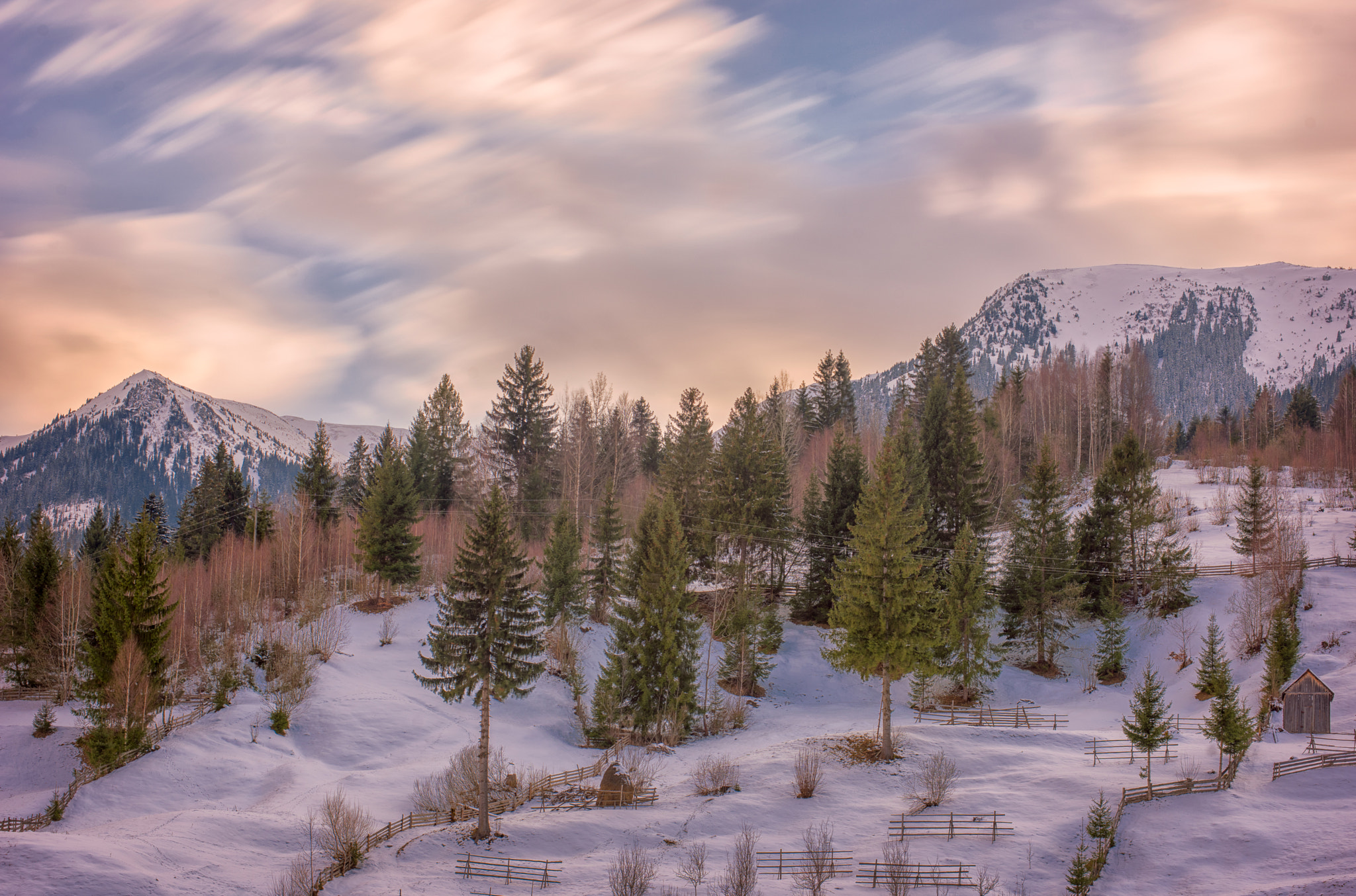 Nikon D810 + Nikon AF-Nikkor 80-200mm F2.8D ED sample photo. Spring snowland photography