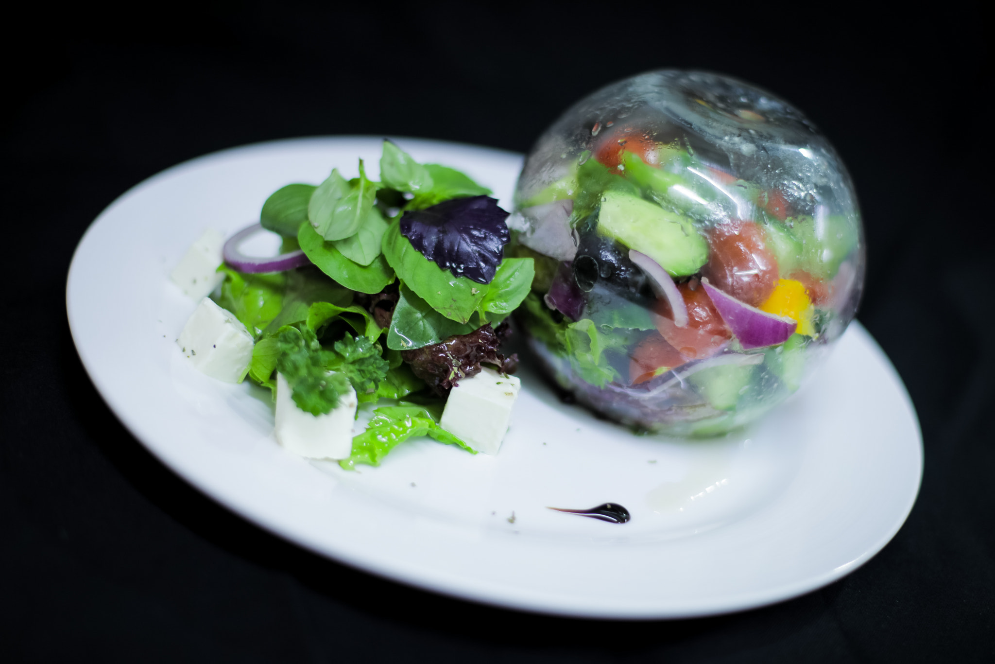 Canon EF 50mm F1.4 USM sample photo. Greek salad photography