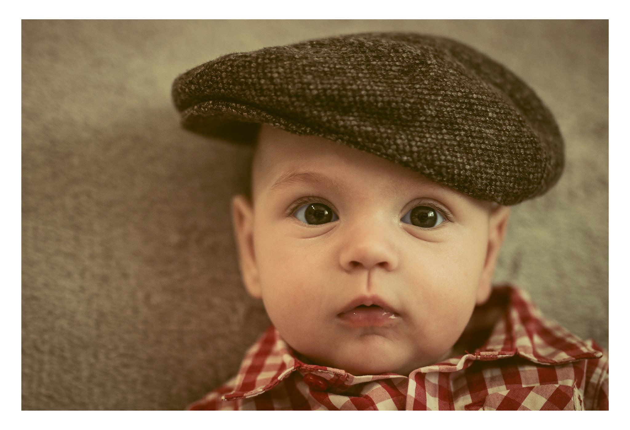 Sigma 50mm F1.4 EX DG HSM sample photo. Baby face photography