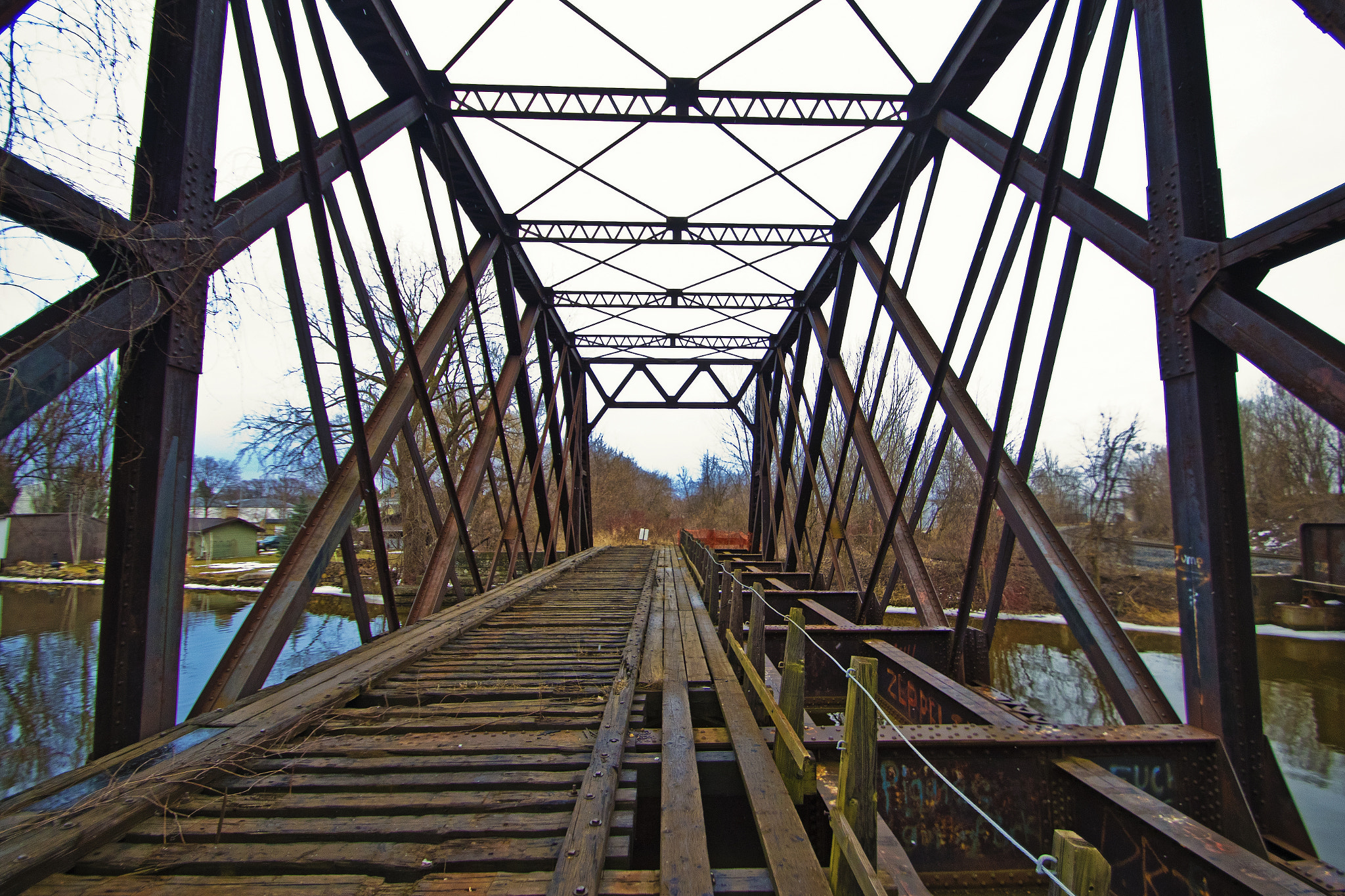 Canon EOS 7D Mark II + Sigma 10-20mm F3.5 EX DC HSM sample photo. Railroad trestle photography