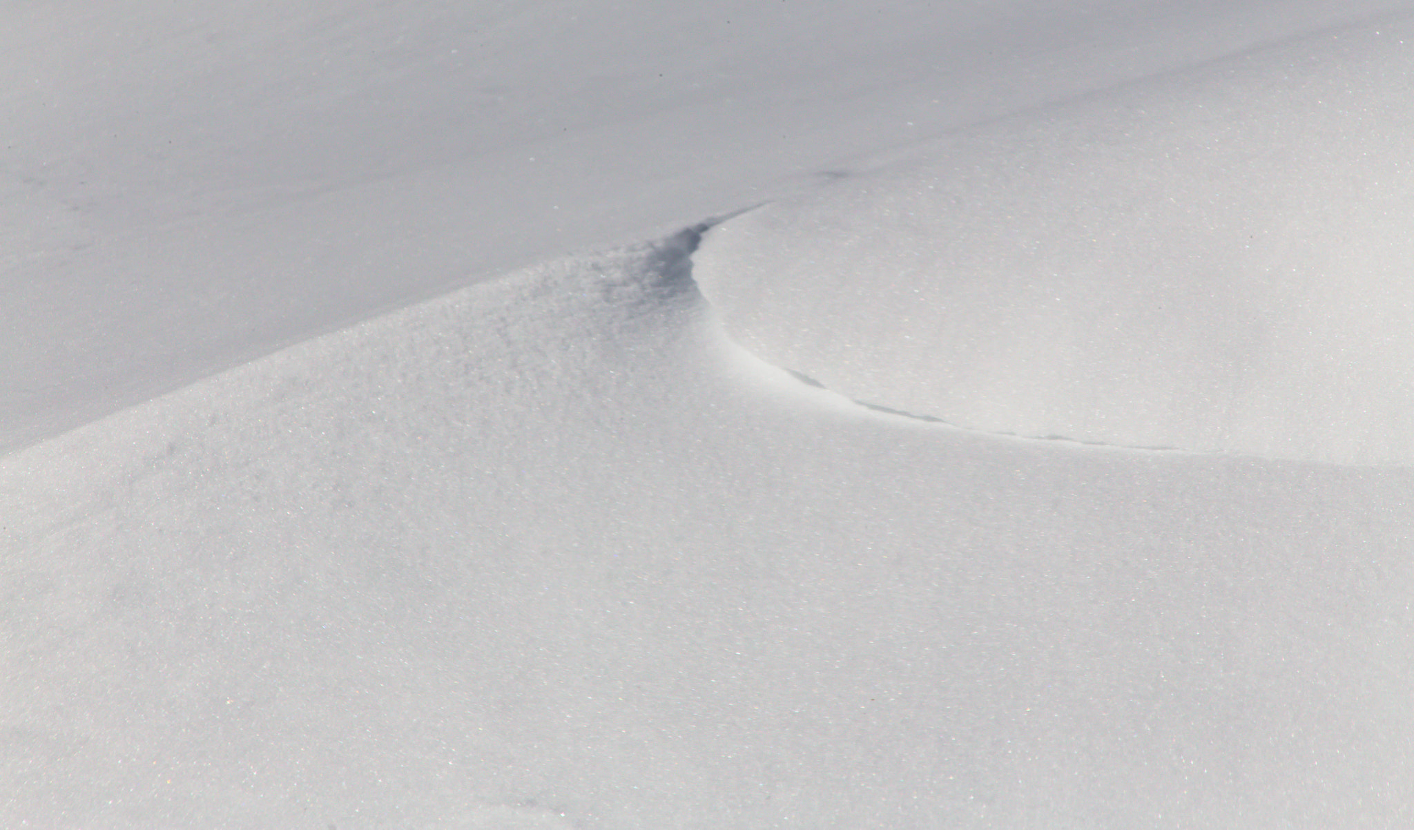 Canon EOS 6D + Canon EF 75-300mm F4.0-5.6 IS USM sample photo. Snow dune photography