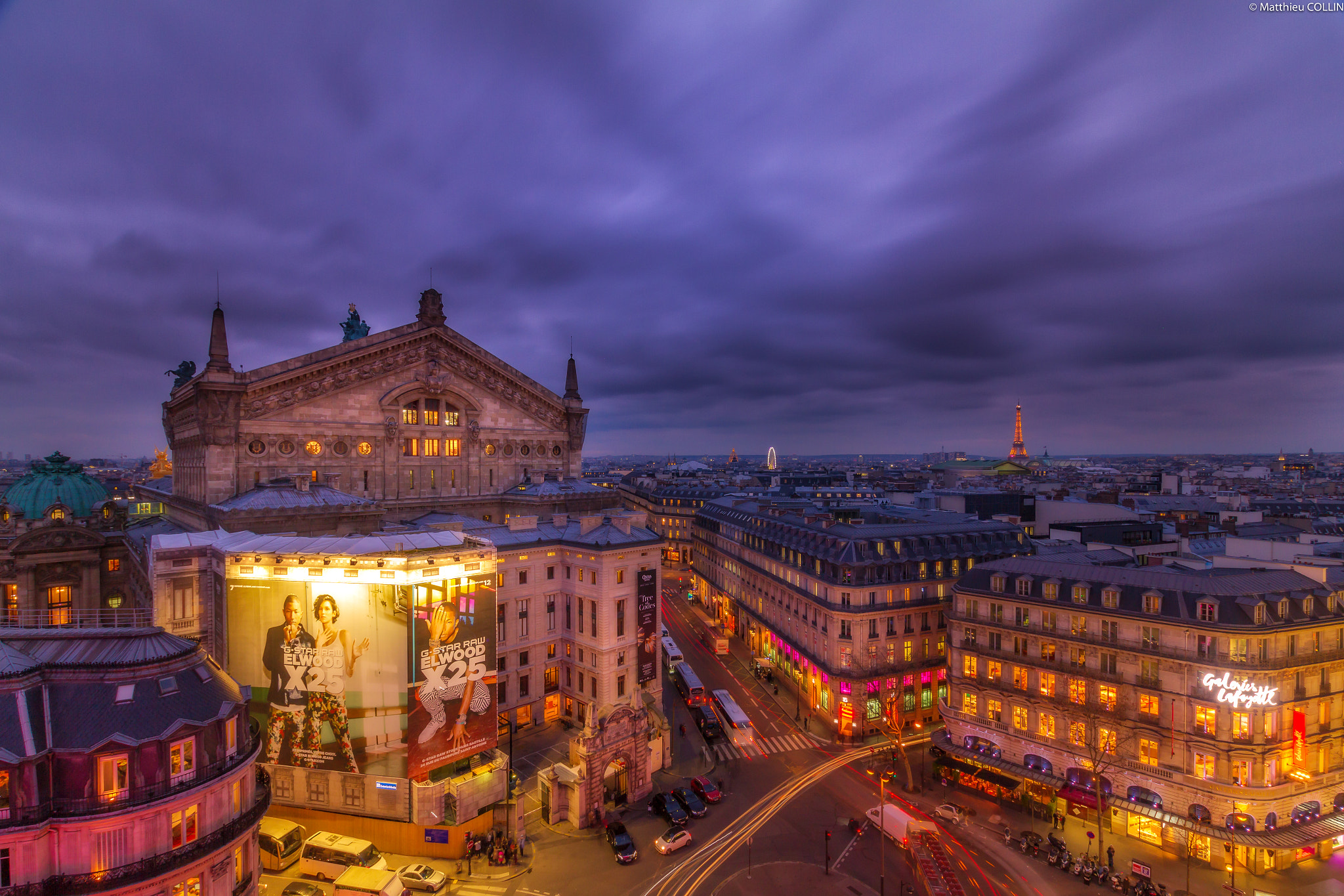 Canon EOS 7D + Sigma 10-20mm F3.5 EX DC HSM sample photo. Vue sur l'opéra (galeries lafayette) photography