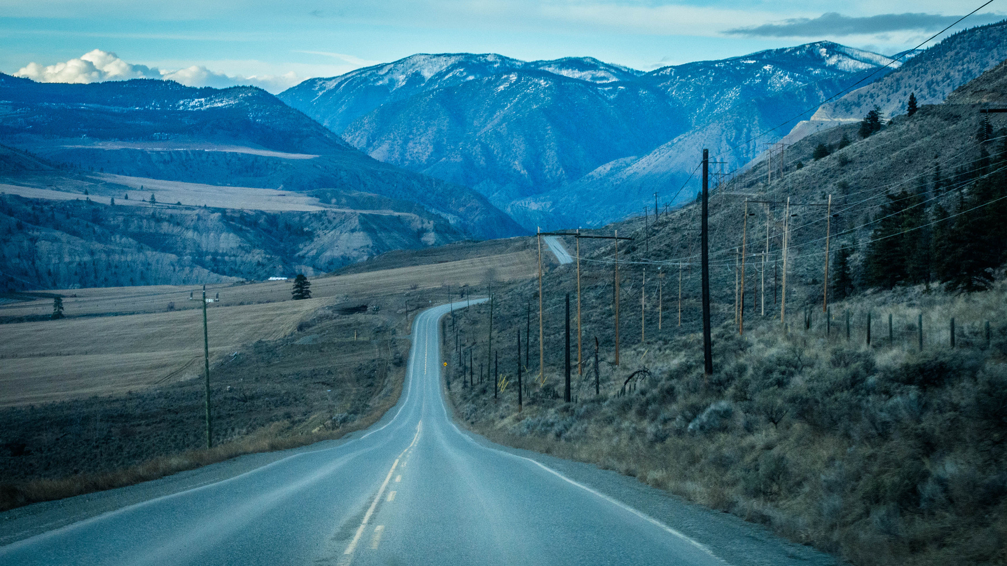 Olympus M.Zuiko Digital 45mm F1.8 sample photo. Wild road of british columbia photography