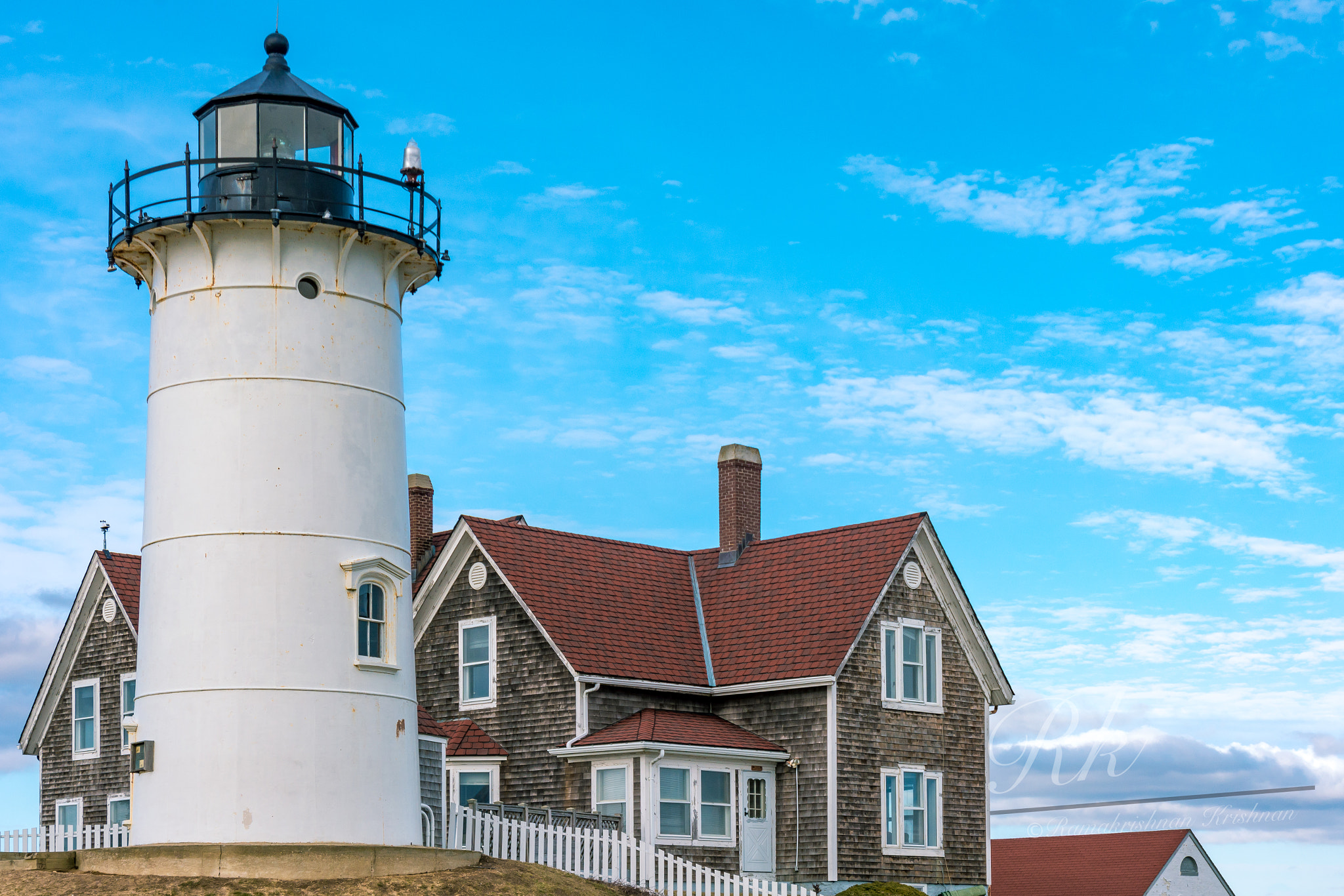 Nikon AF Nikkor 24-85mm F2.8-4D IF sample photo. Nobska lighthouse photography