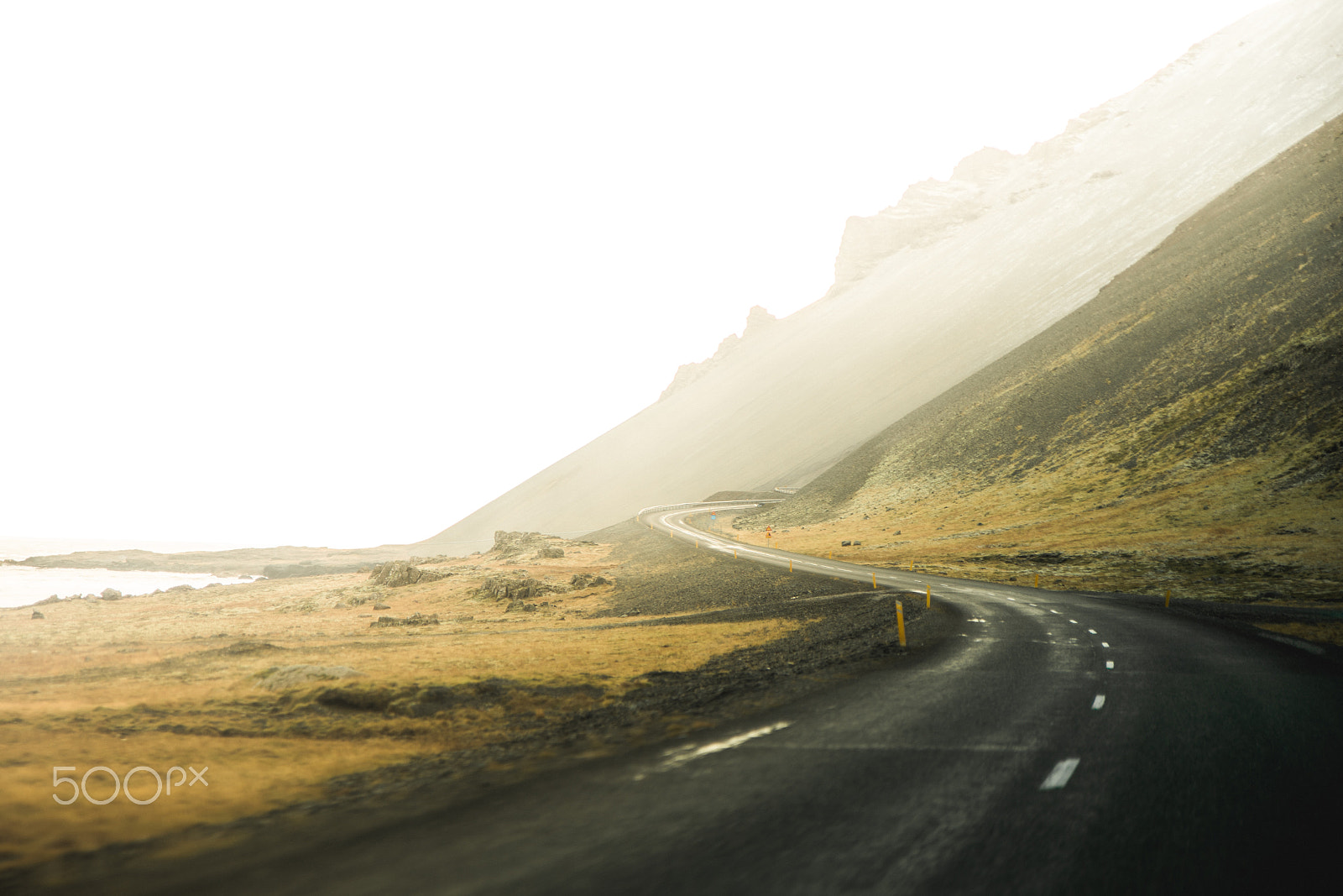 Sony a7R II + Canon EF-S 17-55mm F2.8 IS USM sample photo. Icelandic roads photography