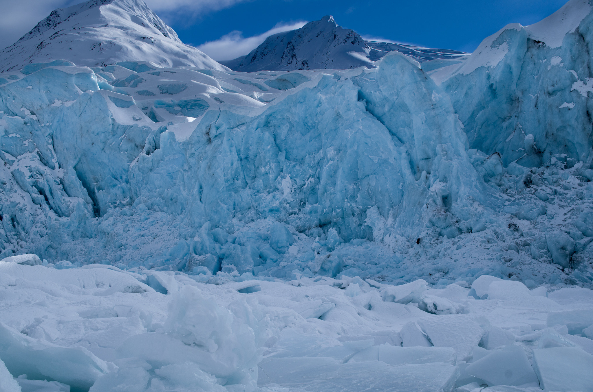 Pentax K-50 sample photo. Portage glacier photography