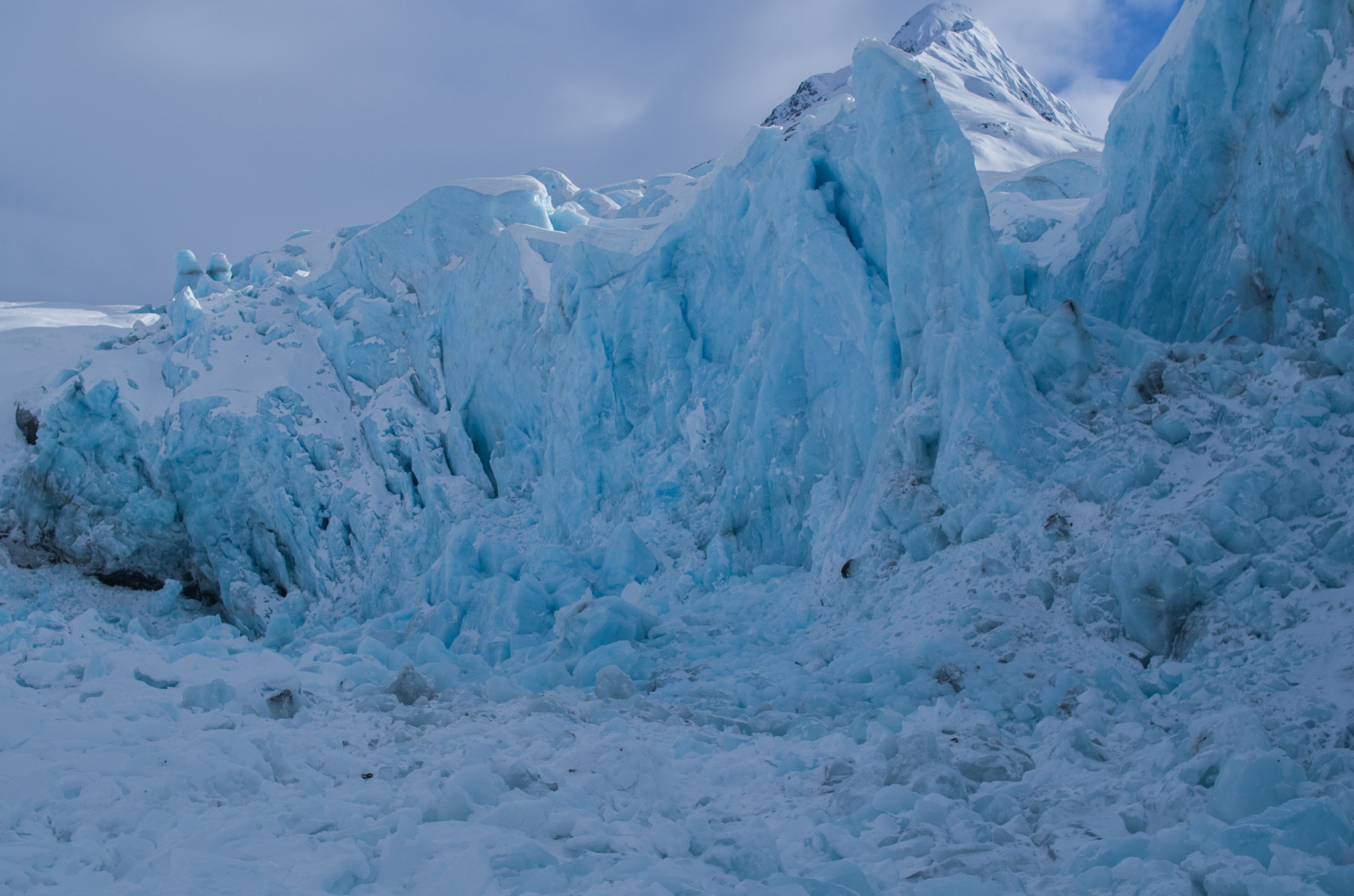 Pentax K-50 sample photo. Portage glacier photography