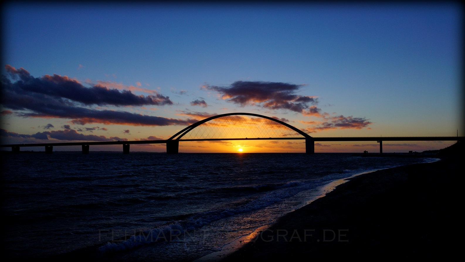 Sony SLT-A77 sample photo. Fehmarnsund-sunset photography