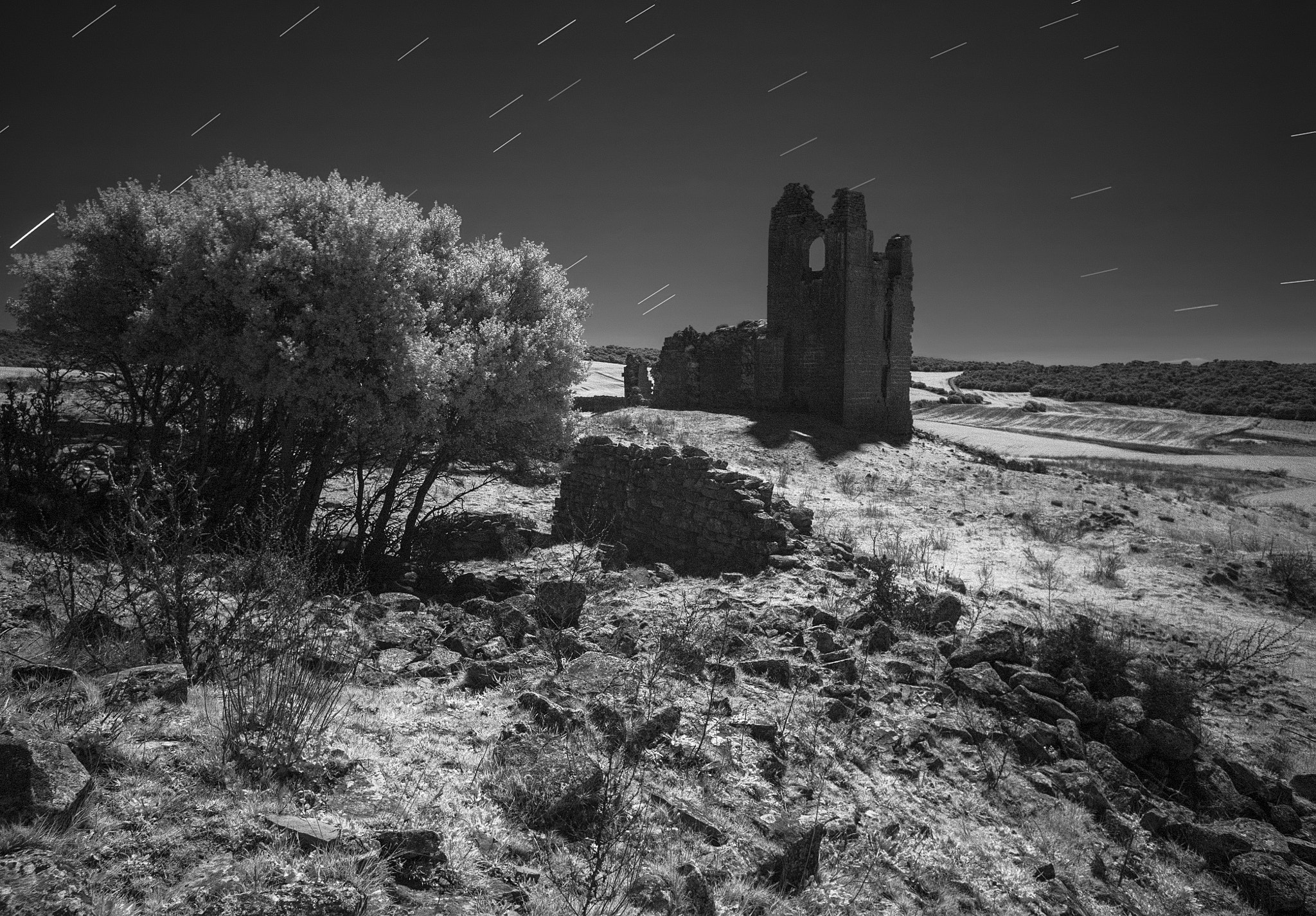 Canon EF 16-35mm F2.8L II USM sample photo. Baigorri night infrared photography