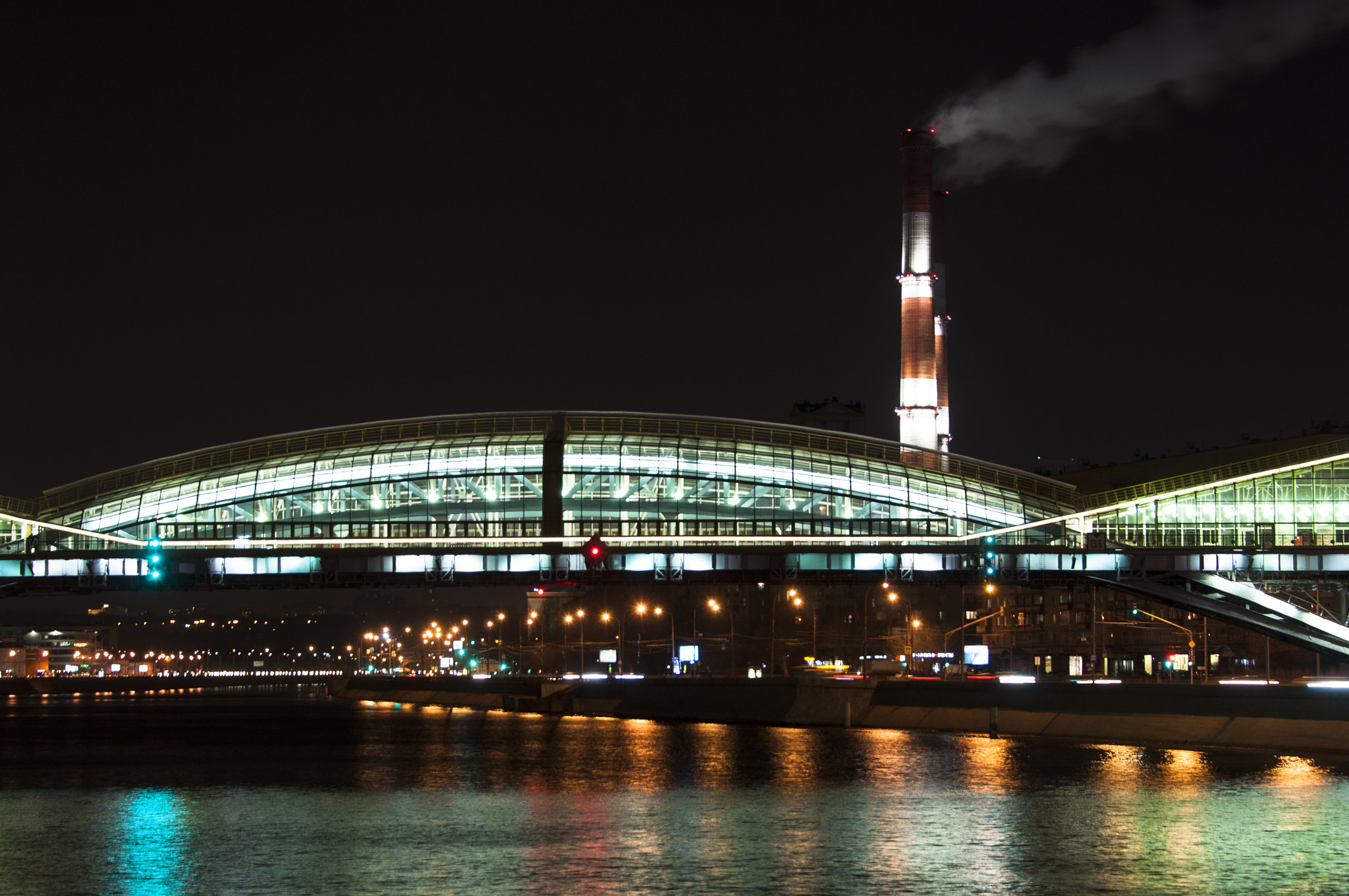 Nikon D5000 sample photo. City lights photography