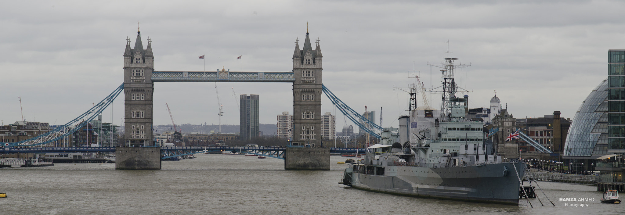 Sigma 17-70mm F2.8-4 DC Macro OS HSM | C sample photo. Tower bridge and hms belfast photography