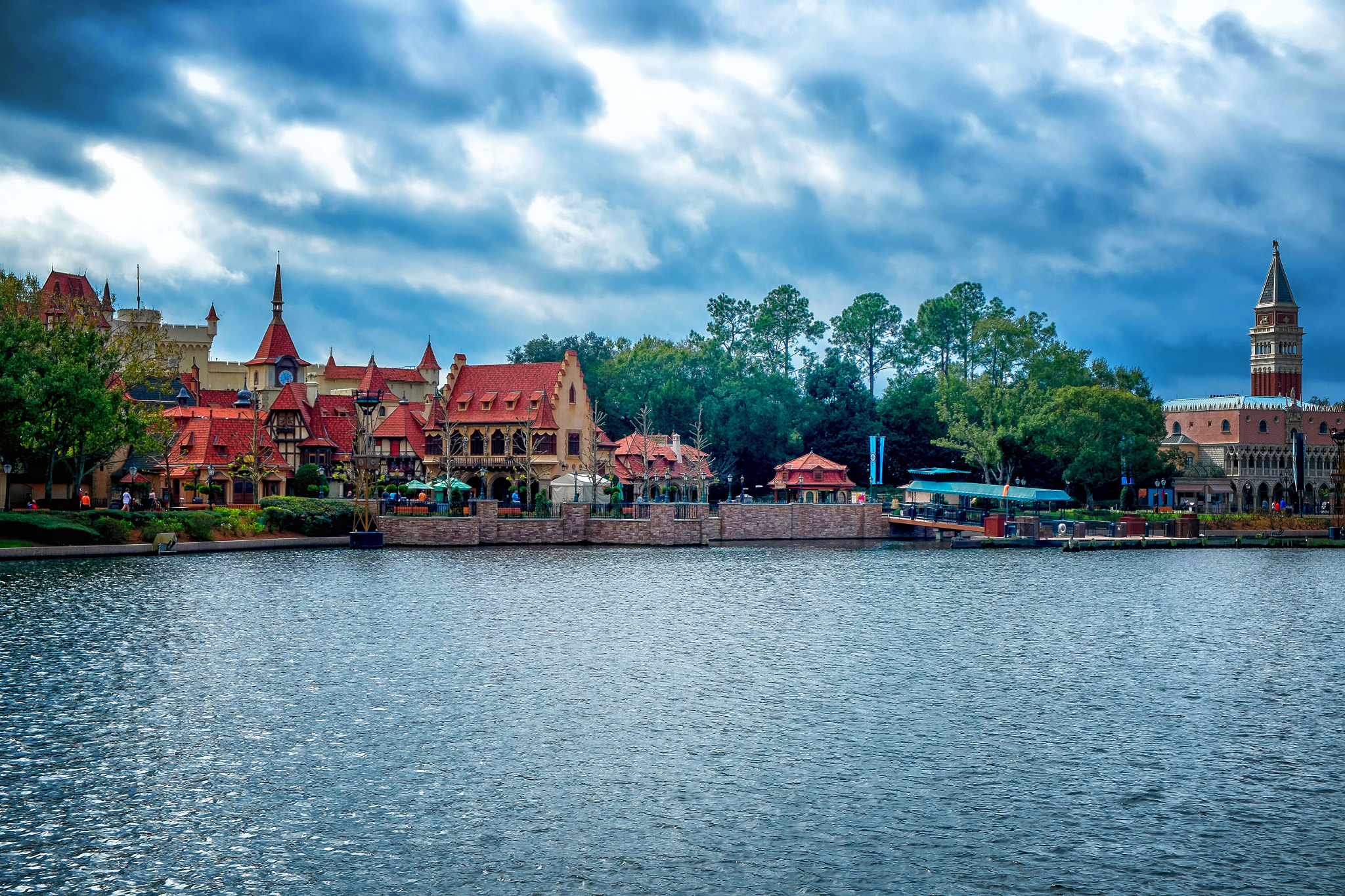 Fujifilm X-E1 + Fujifilm XF 18-55mm F2.8-4 R LM OIS sample photo. Epcot’s world showcase photography