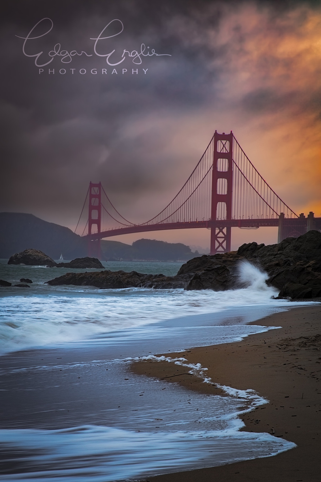 Canon EF 24-70mm F2.8L II USM sample photo. Golden gate from baker's beach, san francisco, california photography