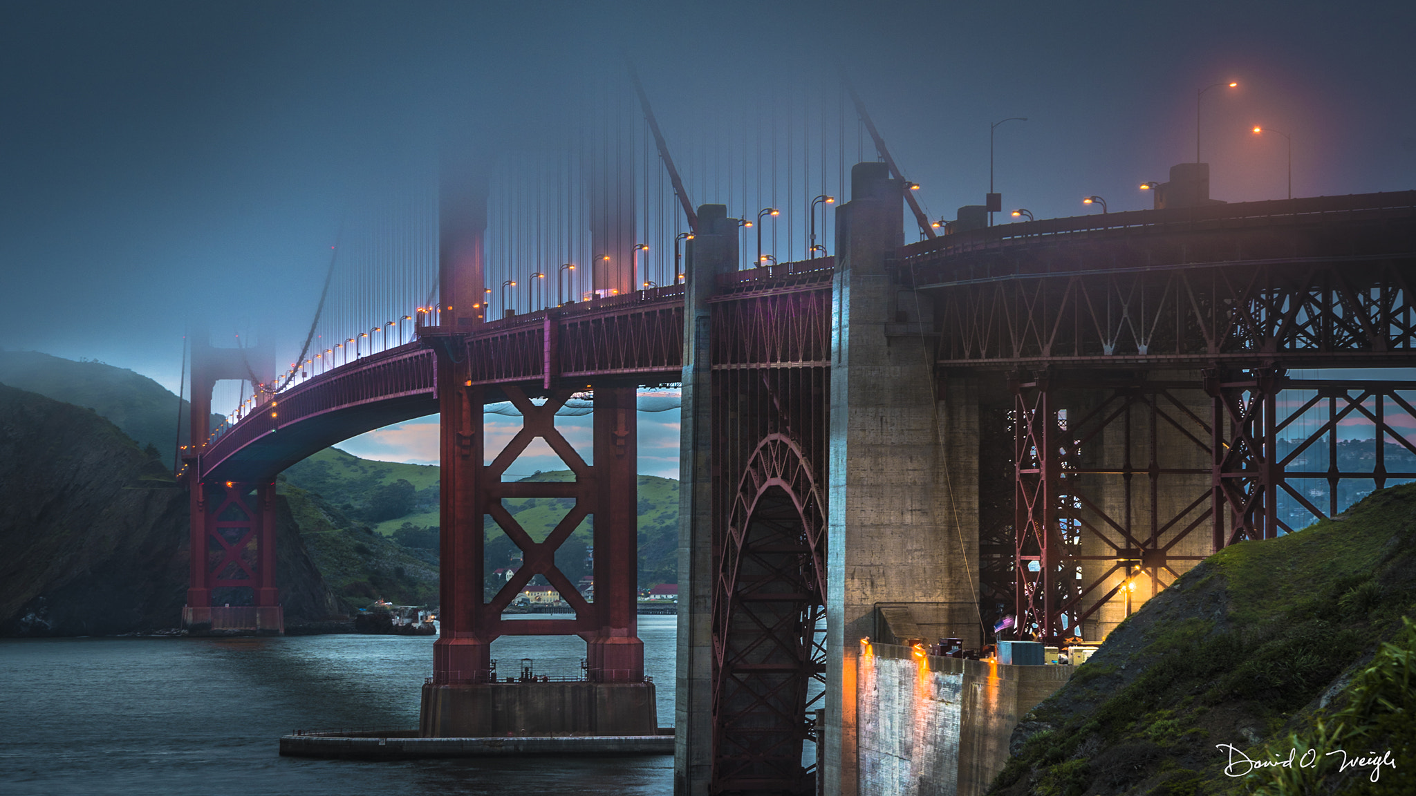 Nikon D810 sample photo. Ggb southwest view pano photography