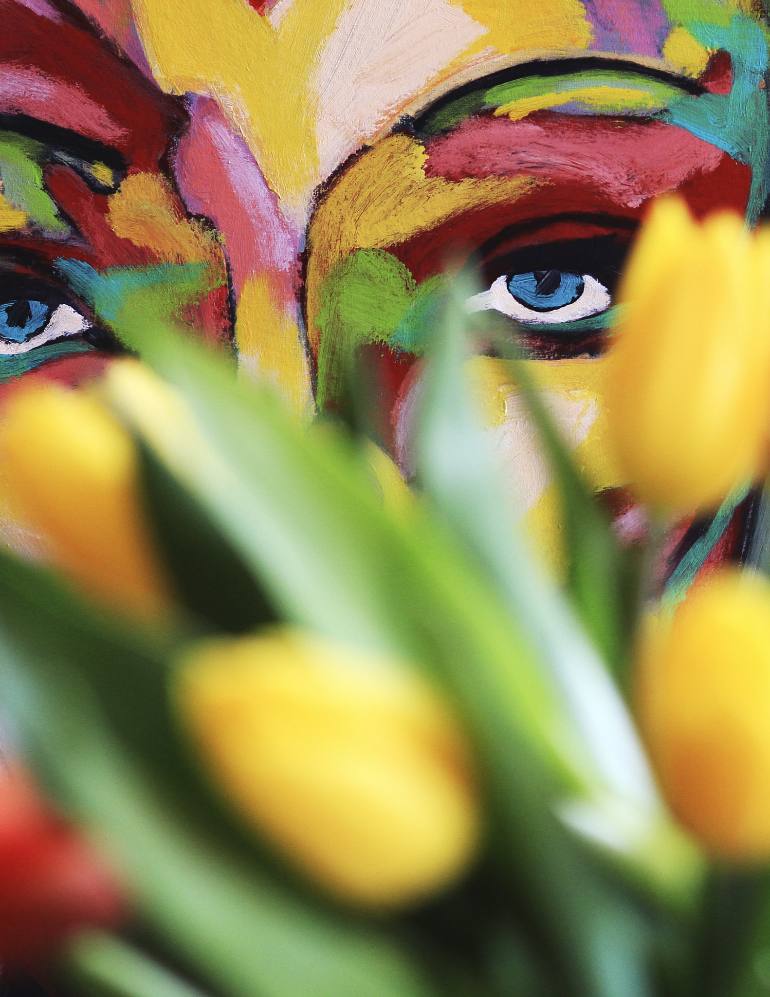 Sigma 85mm F1.4 EX DG HSM sample photo. Tulips jpg photography