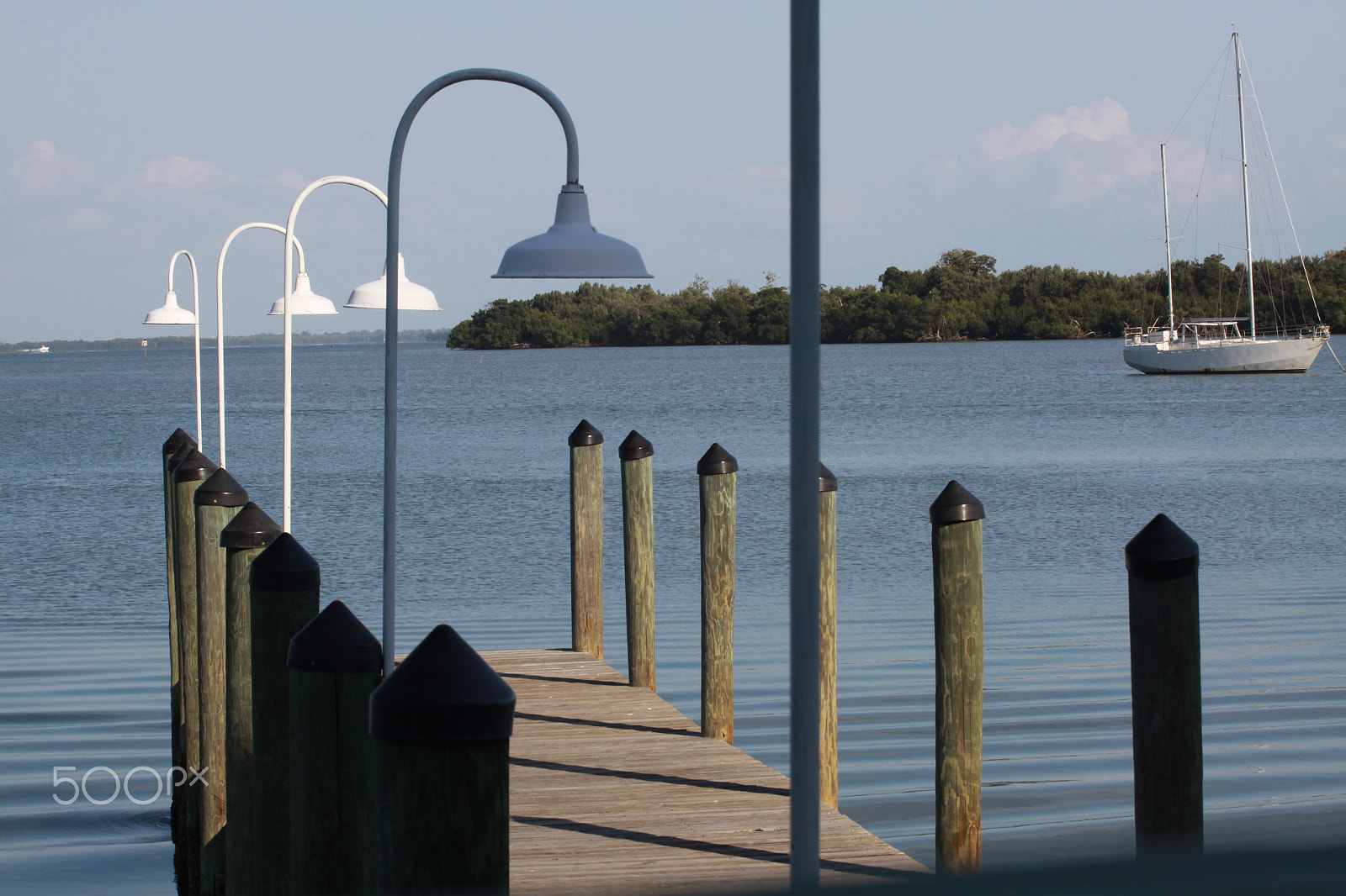 Canon EOS 50D + Canon EF 70-200mm F4L USM sample photo. Sanibel florida dock photography