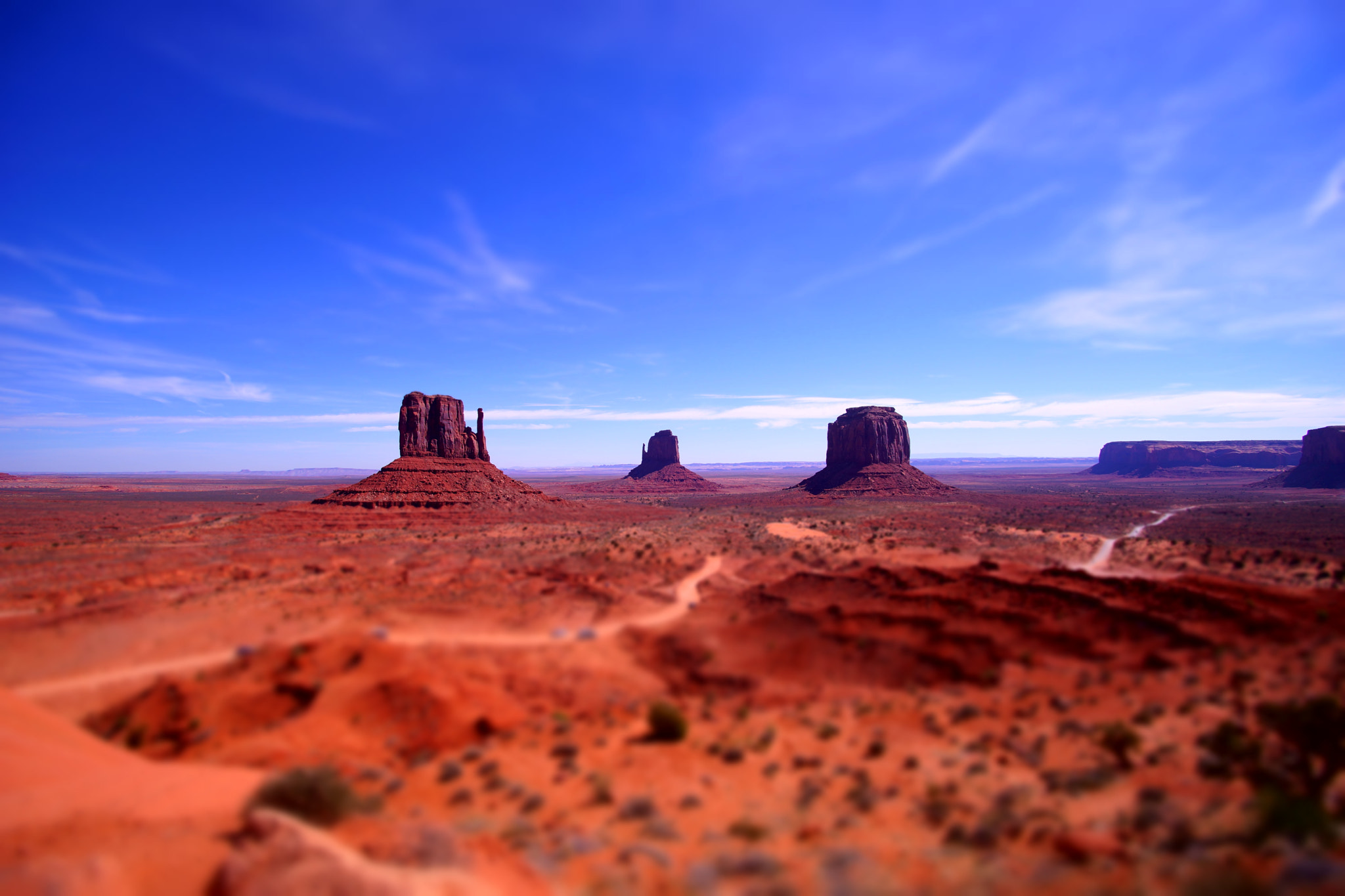 Minolta AF 17-35mm F2.8-4 (D) sample photo. Monument valley of navajo photography