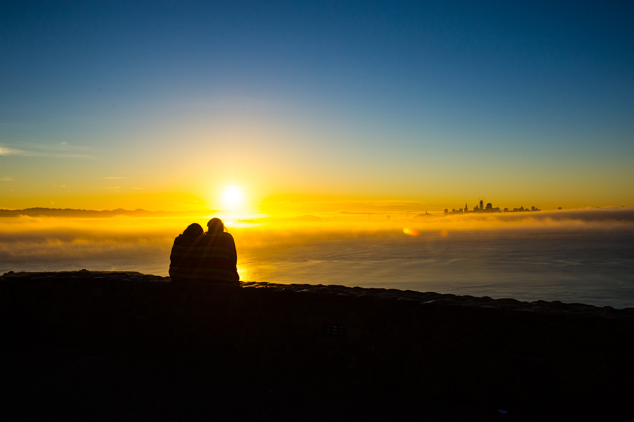 Nikon D3S + Nikon AF-S Nikkor 28-70mm F2.8 ED-IF sample photo. San francisco sunrise photography