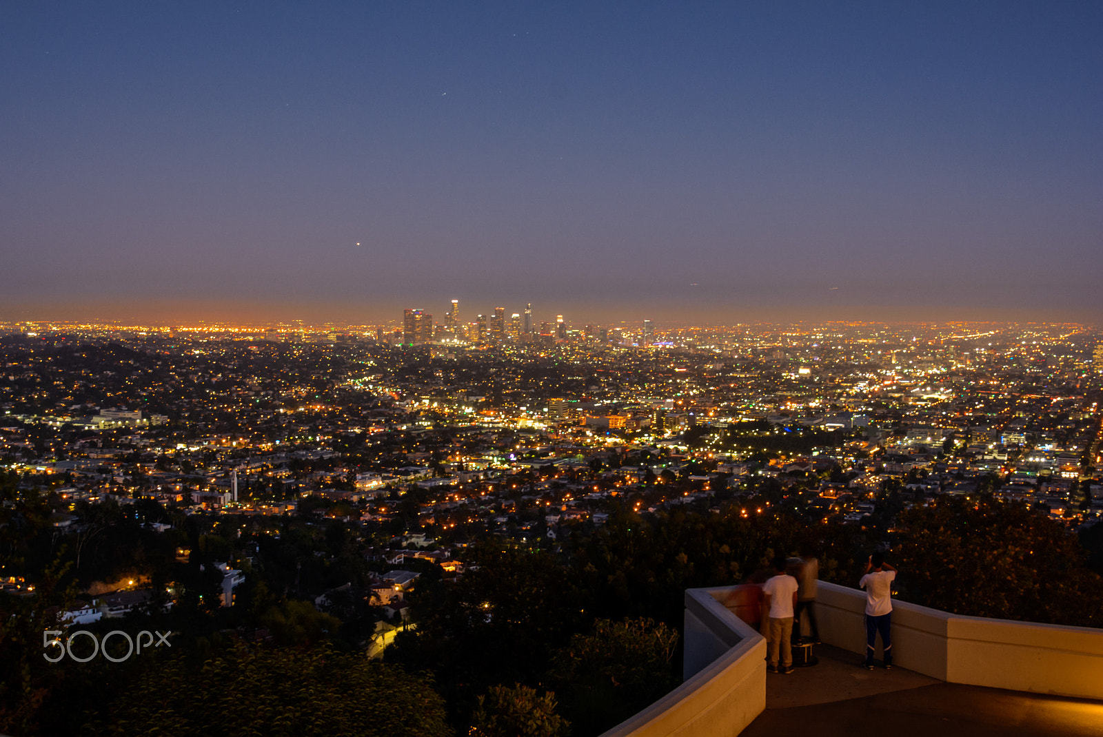 Nikon AF-S Nikkor 24-120mm F4G ED VR sample photo. Los angeles skyline at night photography