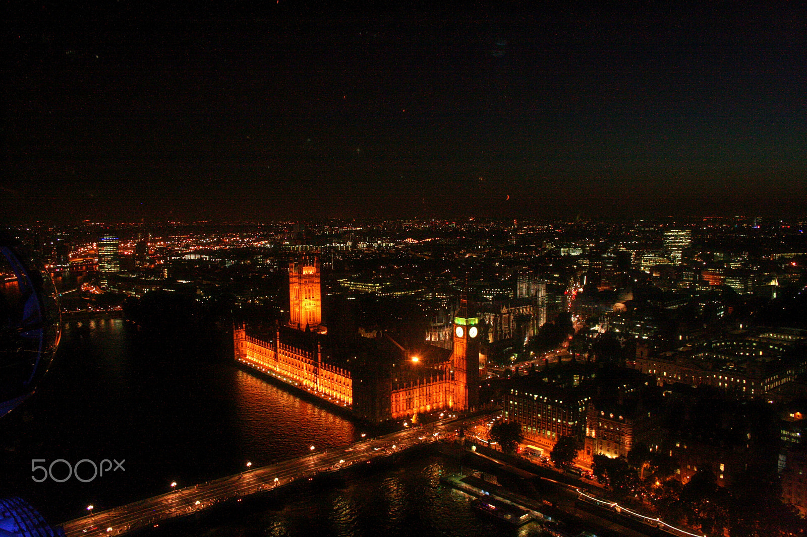 Canon EF-S 18-55mm F3.5-5.6 sample photo. London from the eye photography