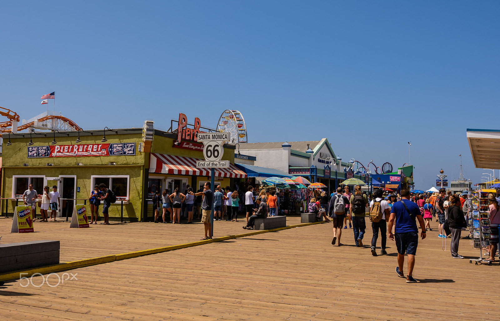 Nikon AF-S Nikkor 16-35mm F4G ED VR sample photo. Santa monica pier photography