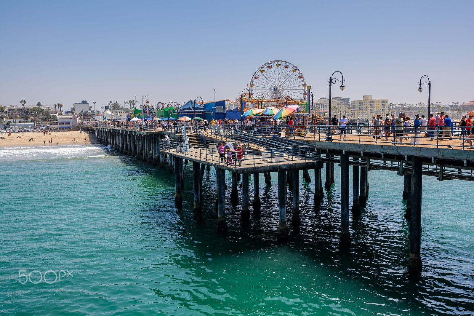 Nikon AF-S Nikkor 16-35mm F4G ED VR sample photo. Santa monica pier photography