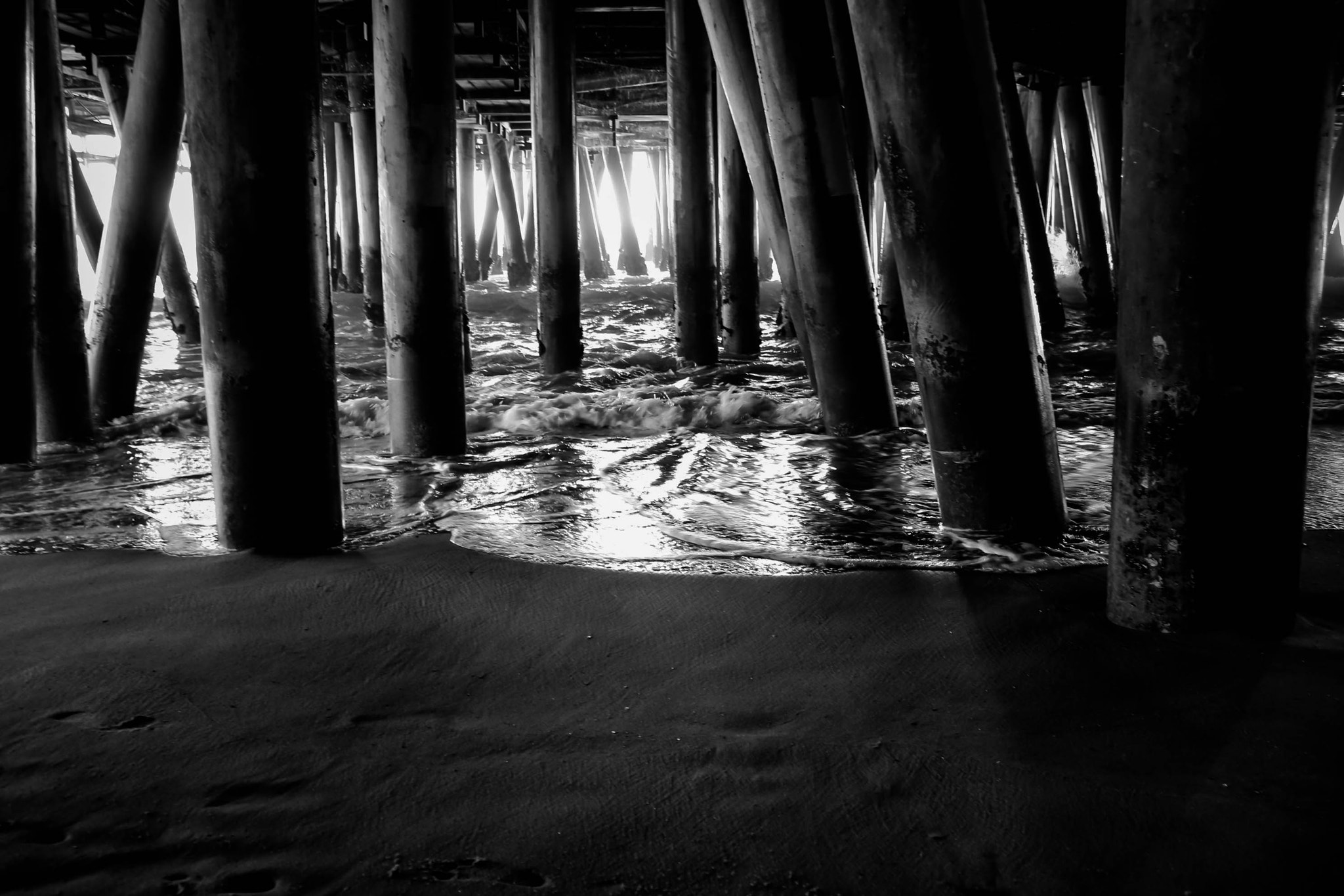Sigma 18-250mm F3.5-6.3 DC OS HSM sample photo. Below the pier photography