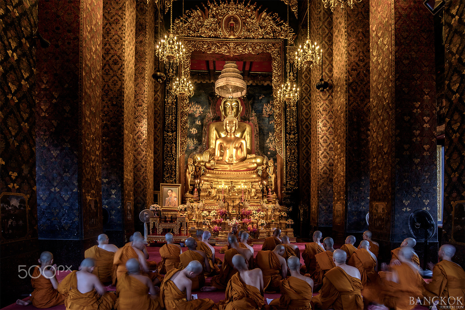 Nikon D750 sample photo. Wat bowonniwet vihara. photography