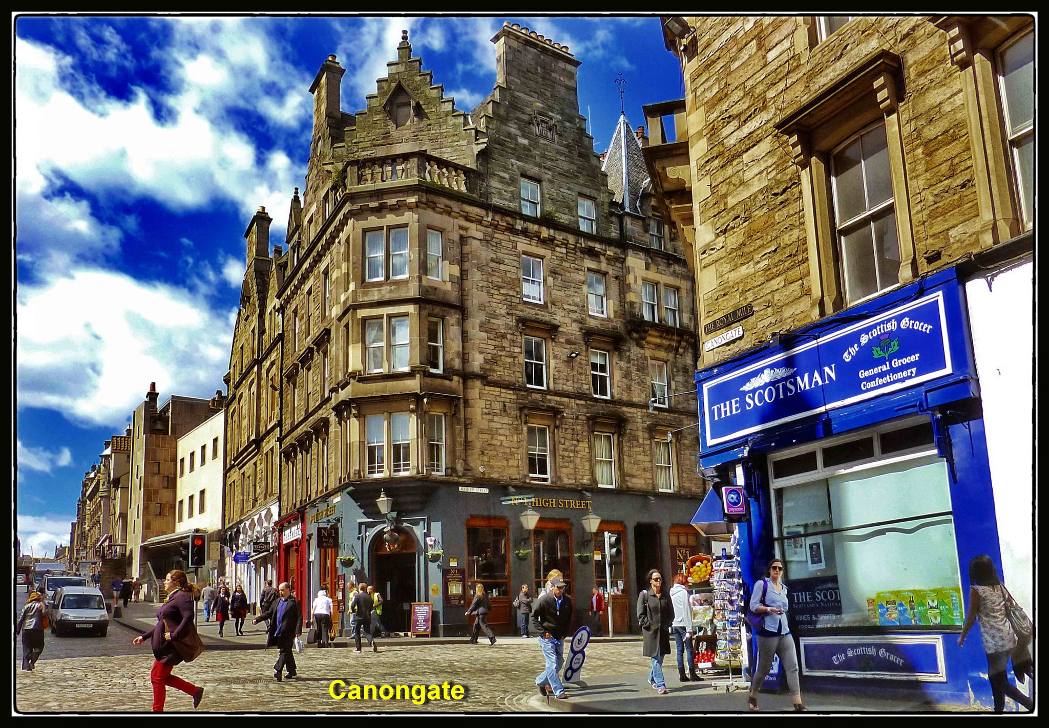 Panasonic Lumix DMC-ZS20 (Lumix DMC-TZ30) sample photo. Canongate royal mile edinburgh photography