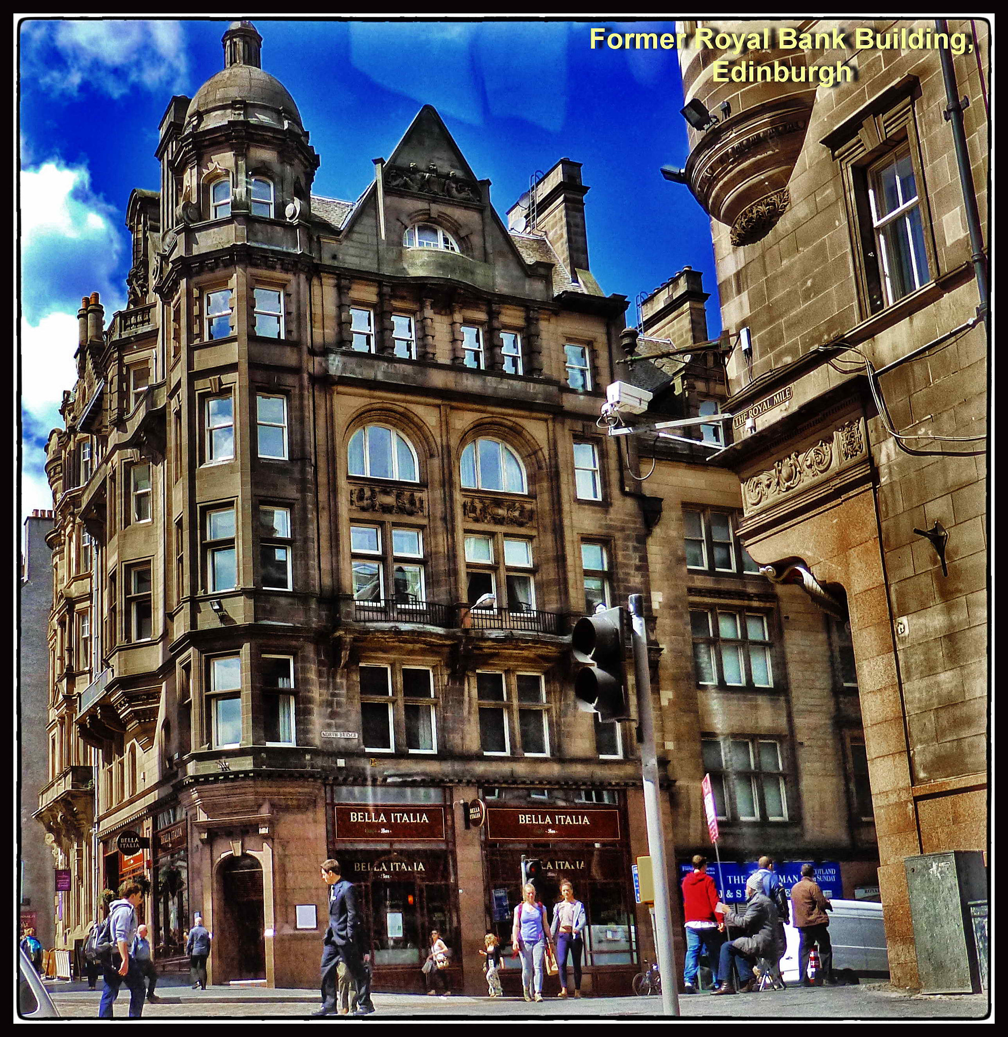 Panasonic Lumix DMC-ZS20 (Lumix DMC-TZ30) sample photo. Former royal bank building royal mile edinburgh photography