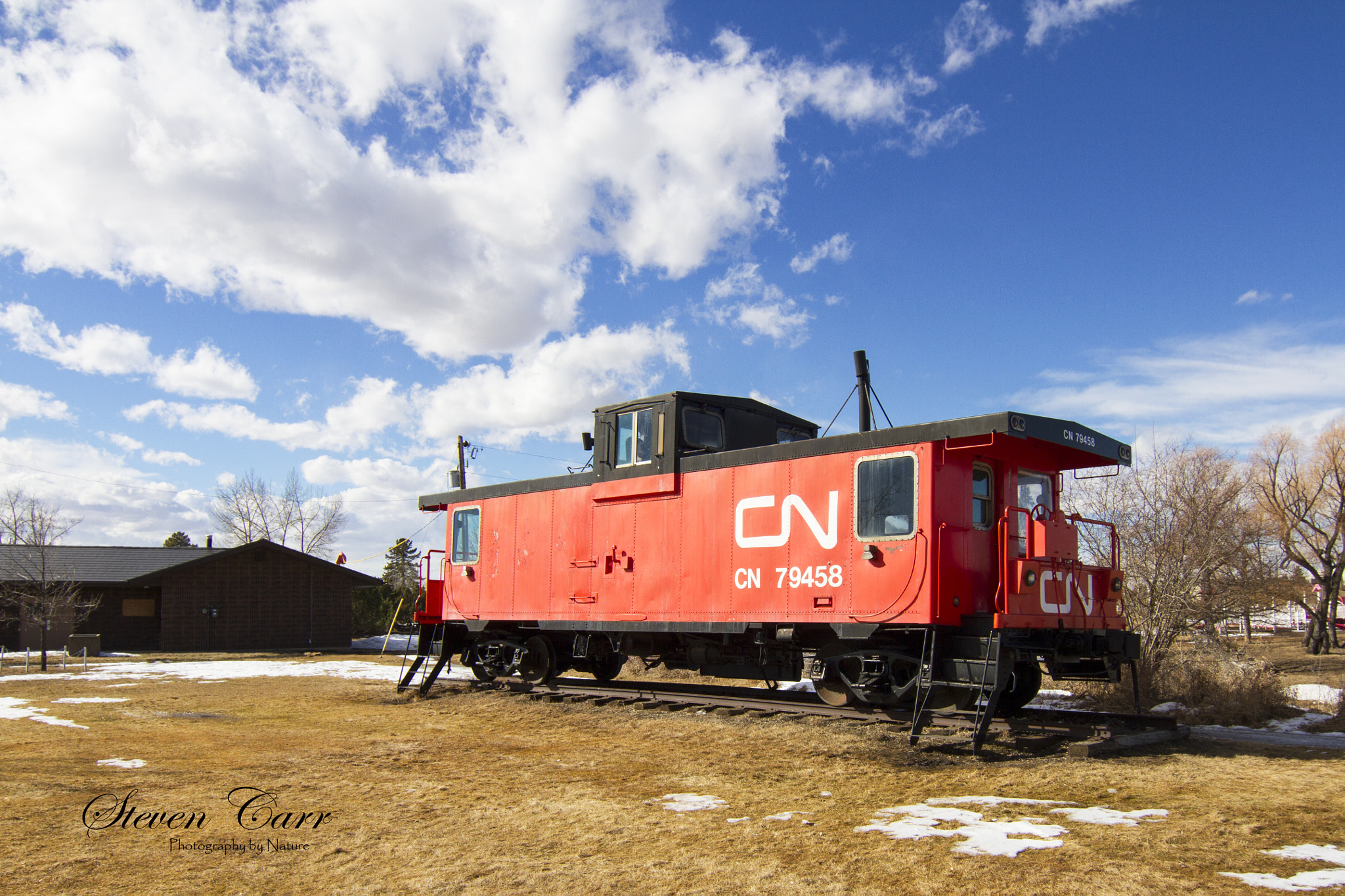 Canon EOS 7D sample photo. Cn retired caboose photography