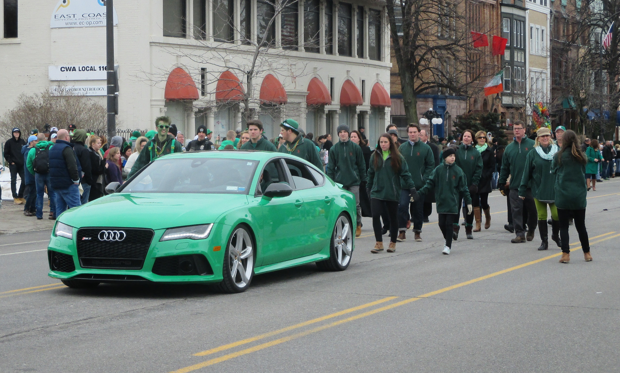 Canon PowerShot ELPH 135 (IXUS 145 / IXY 120) sample photo. 2017 buffalo st pat's parade 02 photography