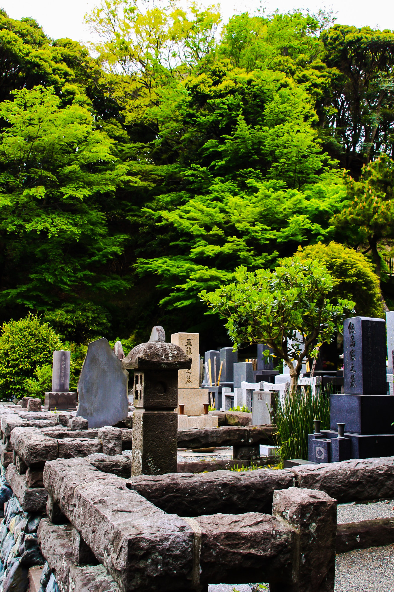Sigma 18-200mm f/3.5-6.3 DC OS sample photo. Japanese graveyard photography