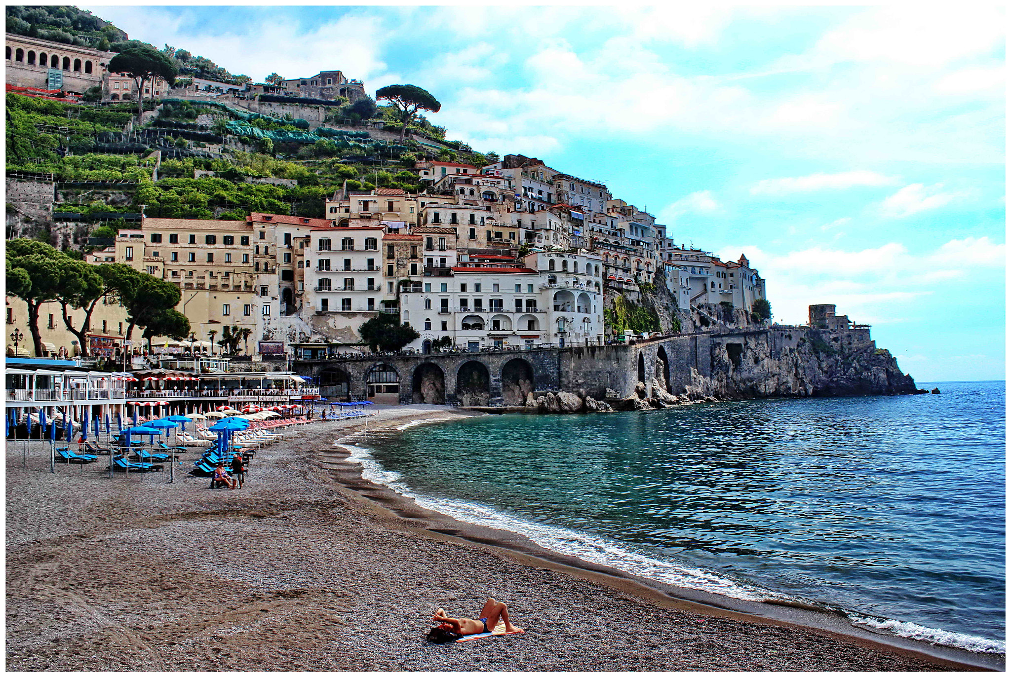 Canon EF-S 18-55mm F3.5-5.6 IS sample photo. Marina grande amalfi photography