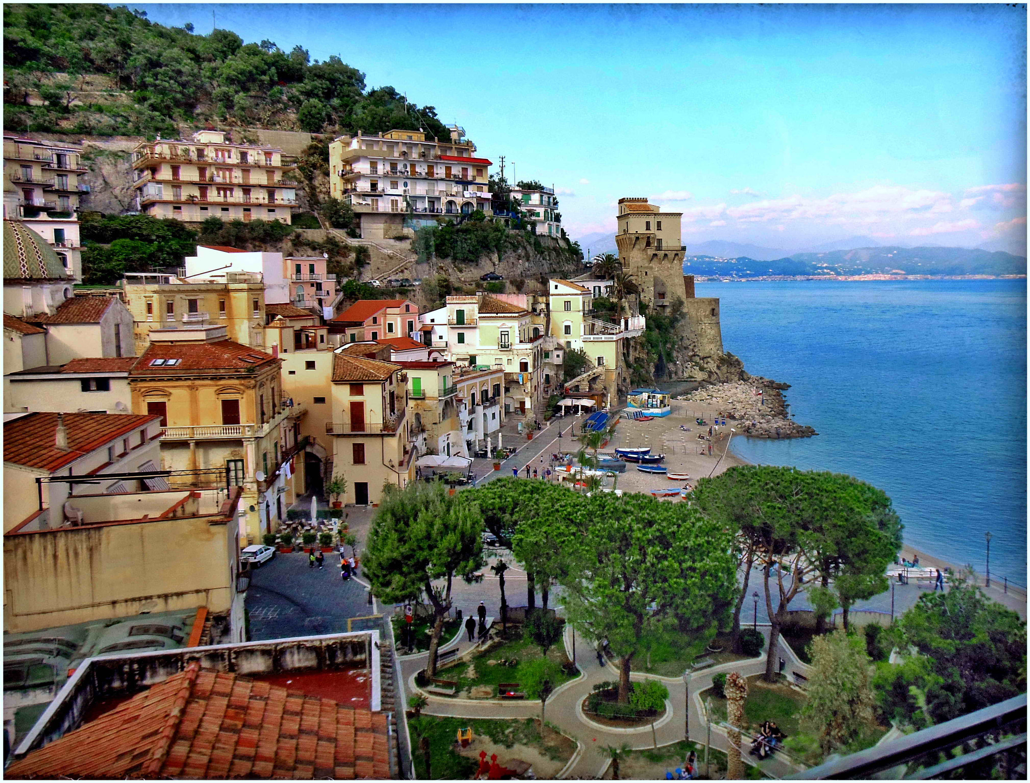 Nikon Coolpix S6300 sample photo. Amalfi coast road photography