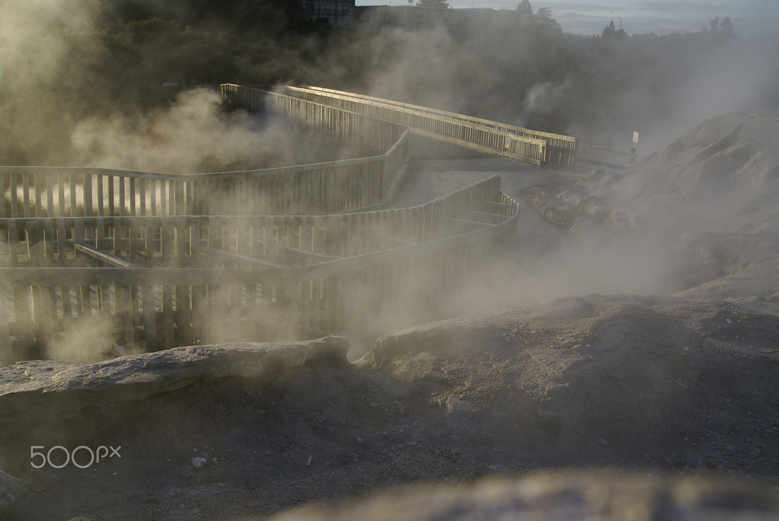 Sony Alpha DSLR-A100 sample photo. The thermal areas, rotorua, new zealand photography