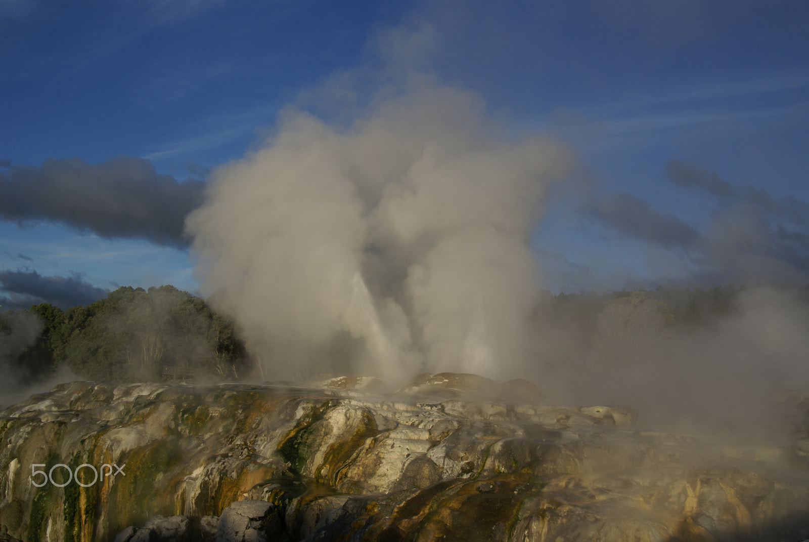 Sony Alpha DSLR-A100 + Tamron 24-135mm F3.5-5.6 sample photo. The thermal areas, rotorua, new zealand photography