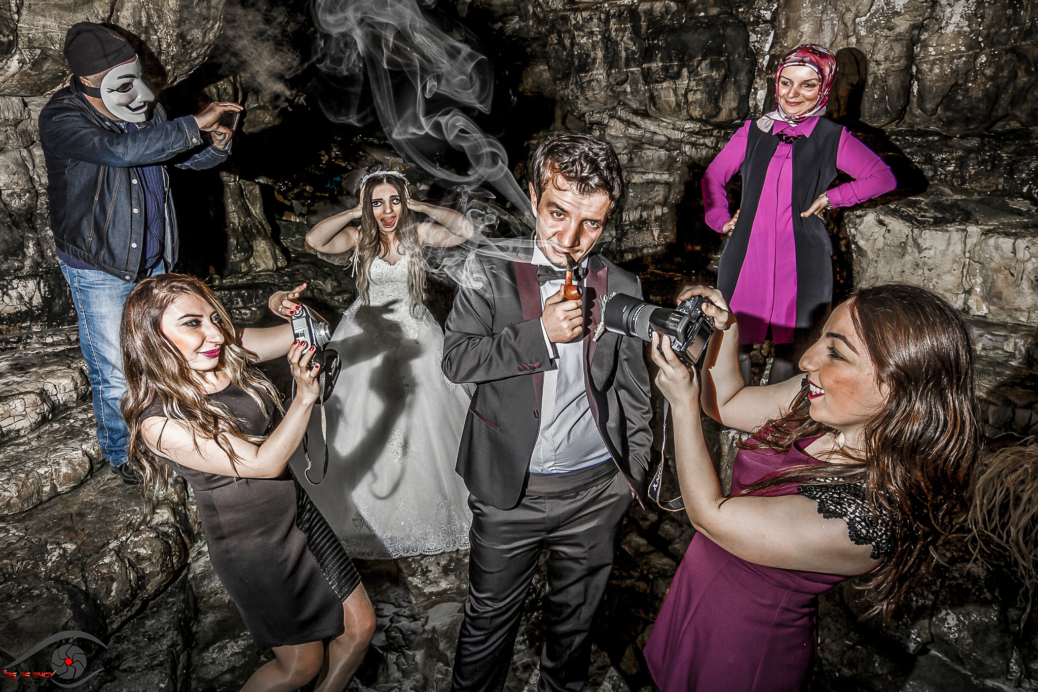 Canon EOS 7D + Tokina AT-X Pro 11-16mm F2.8 DX sample photo. Wedding in the cave photography