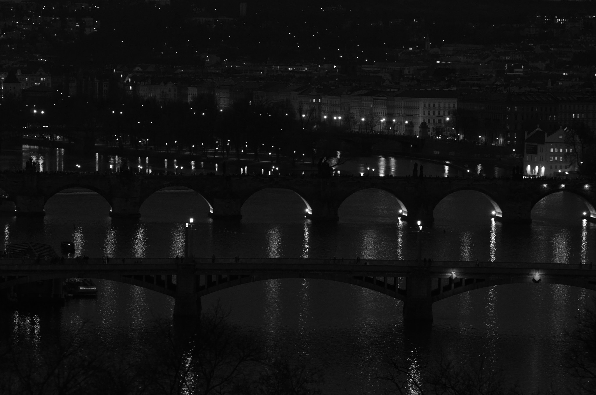 Nikon D5100 sample photo. Prague at night photography