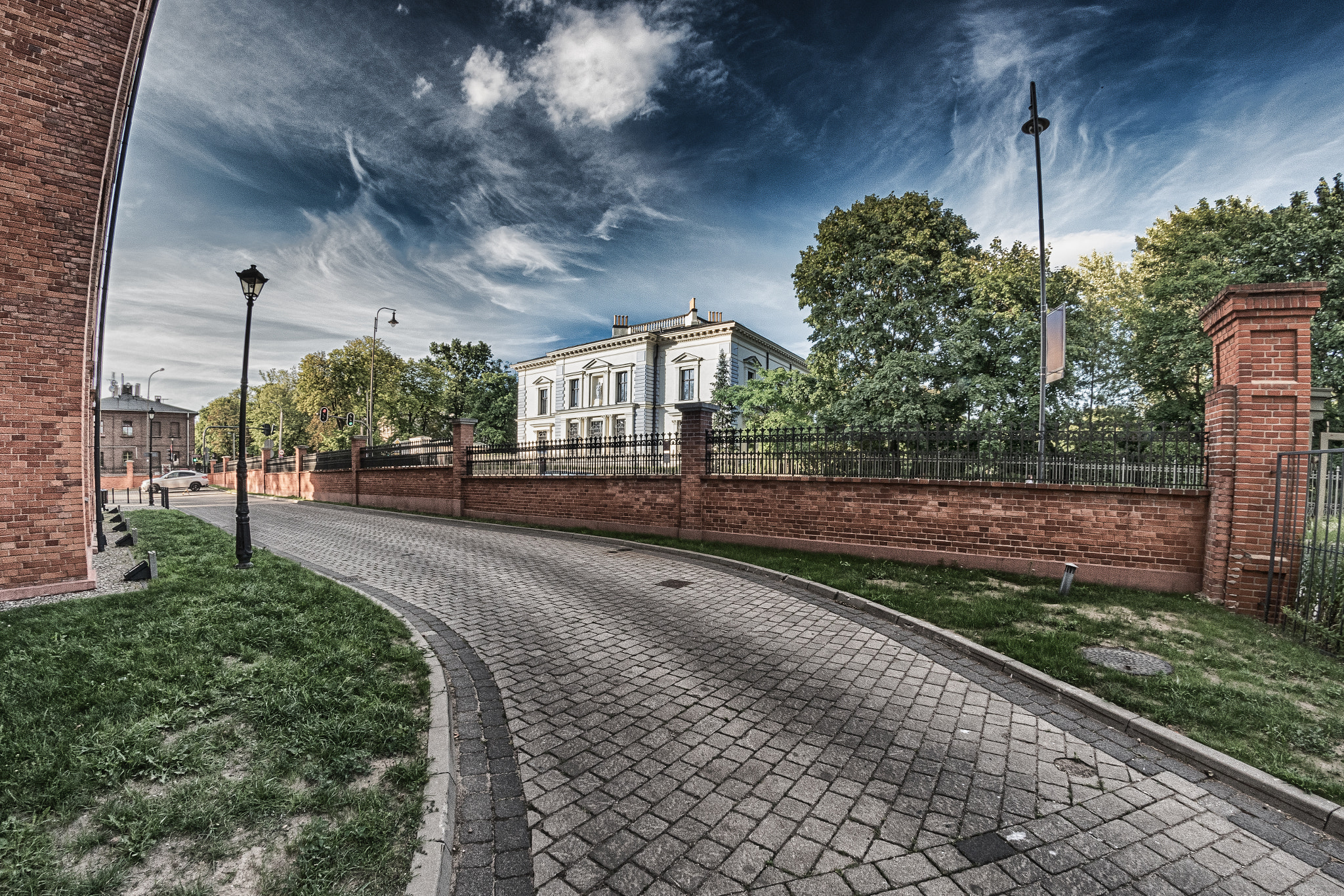 Nikon D5500 + Samyang 8mm F3.5 Aspherical IF MC Fisheye sample photo. Herbst palace photography